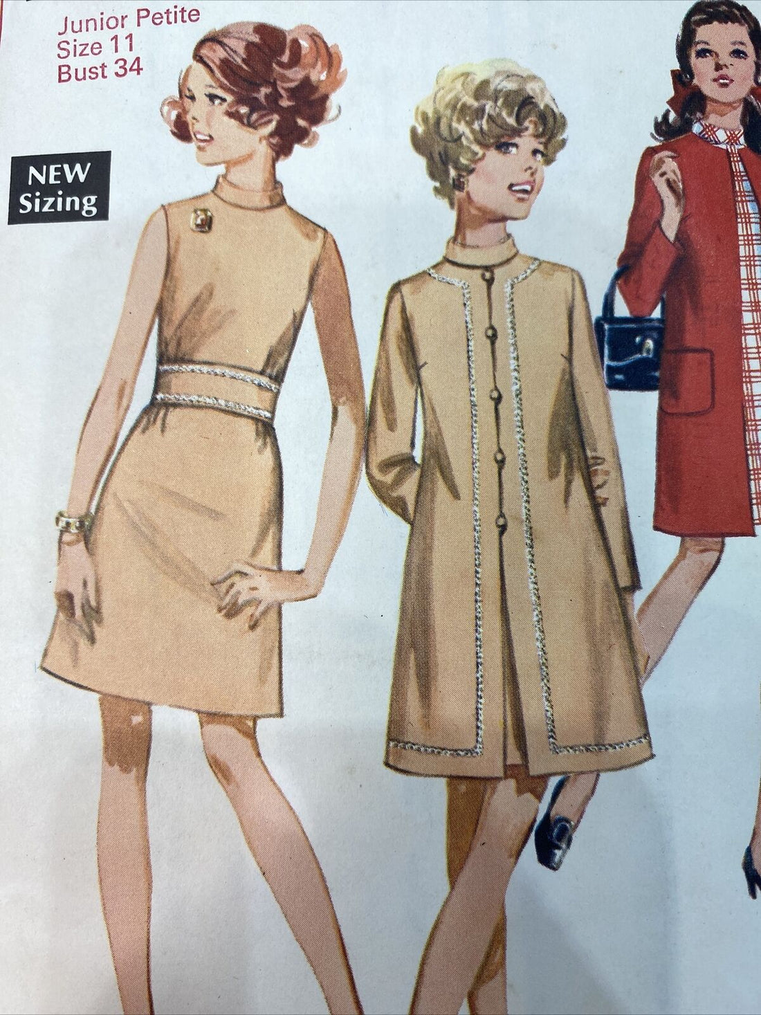Simplicity 7999 Size 11 Petite Coat Dress *