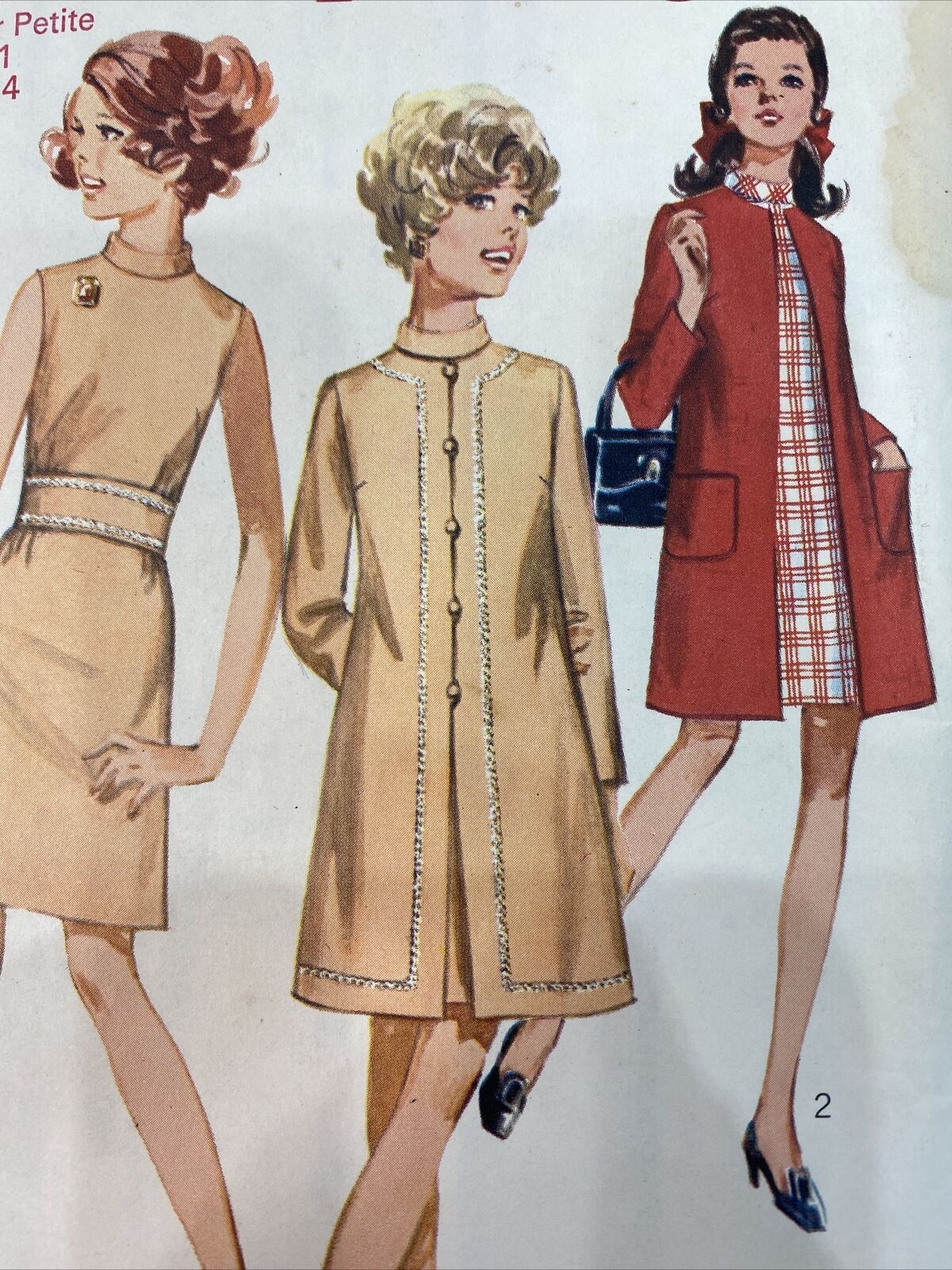 Simplicity 7999 Size 11 Petite Coat Dress *