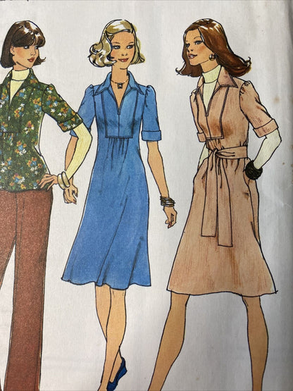 Simplicity 7049 Womens Size 14 Dress Top Trousers *