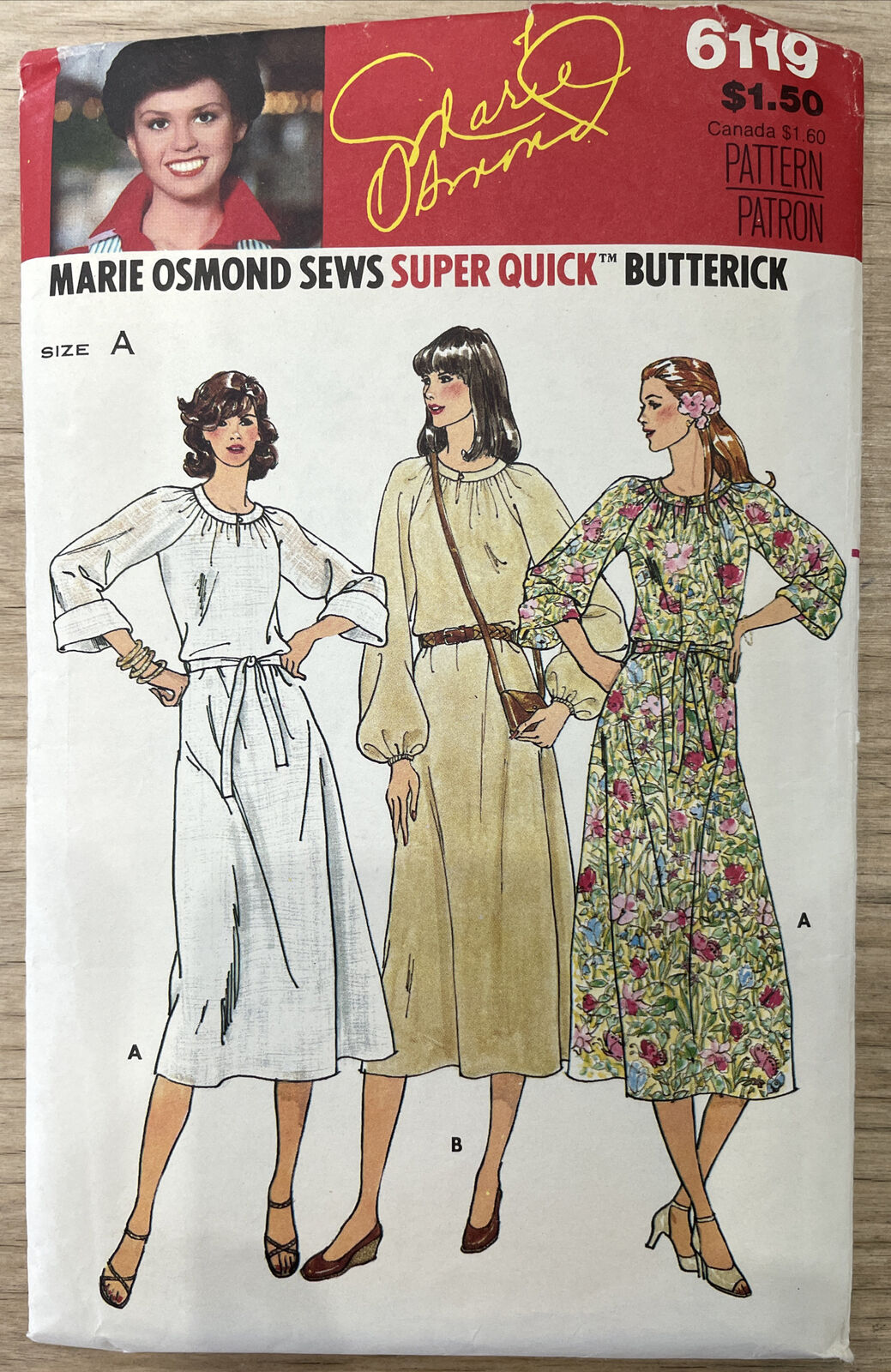 Butterick 6119 Womens Size 8-12 Dress *