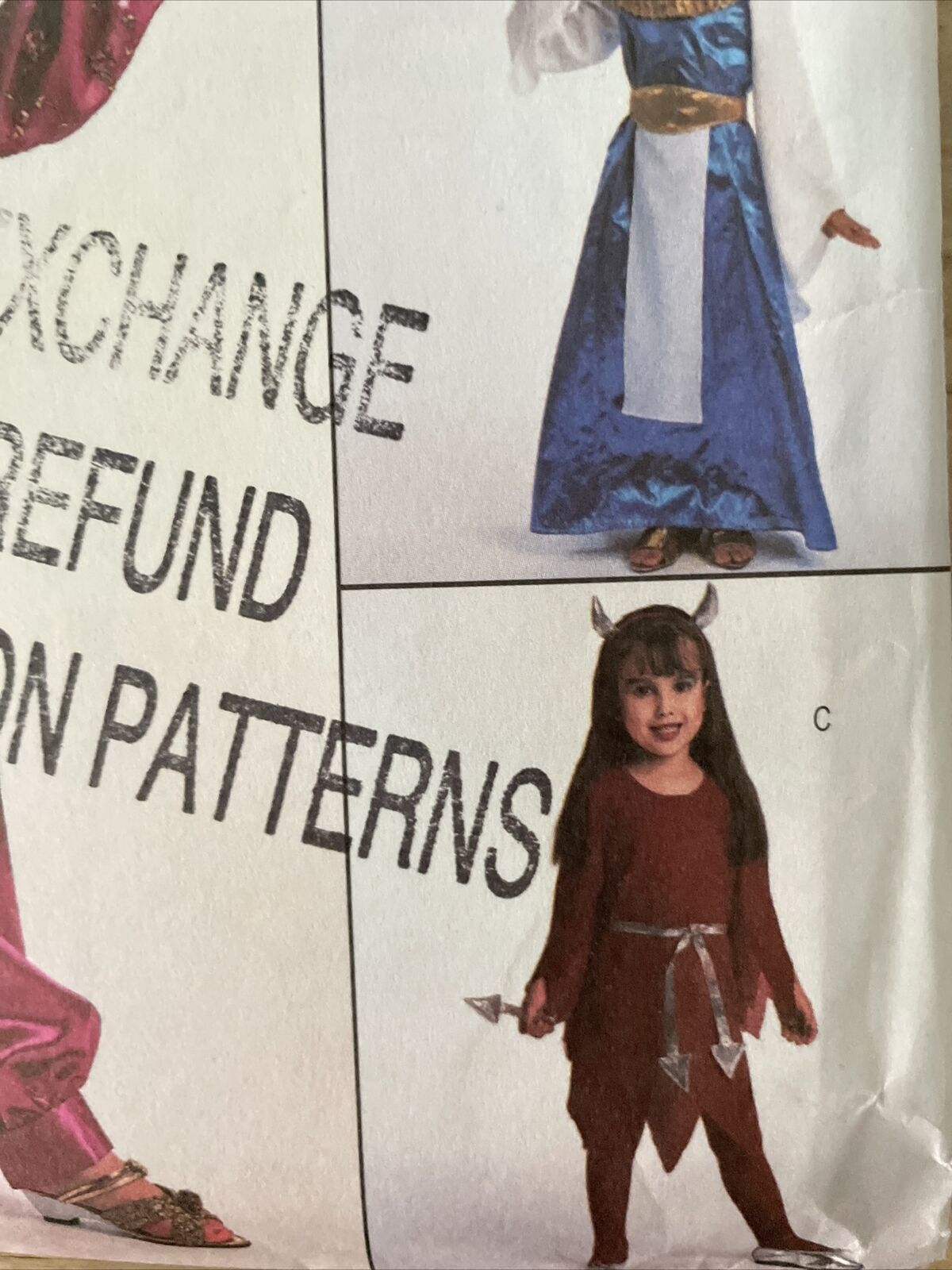 Butterick 3582 Child Size 2-5 Fancy Dress Costume *