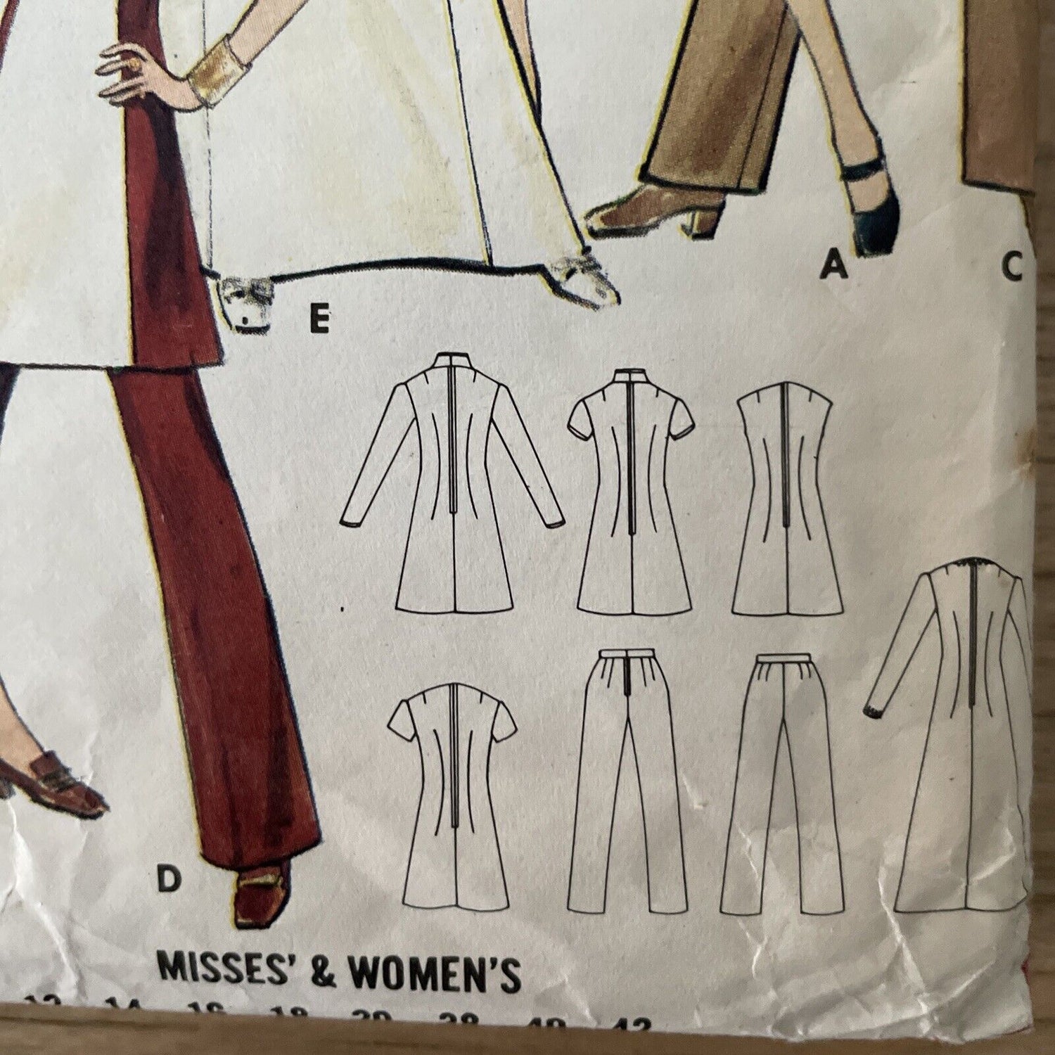 Butterick 6027 Womens Size 16 Dress Tunic Trousers *