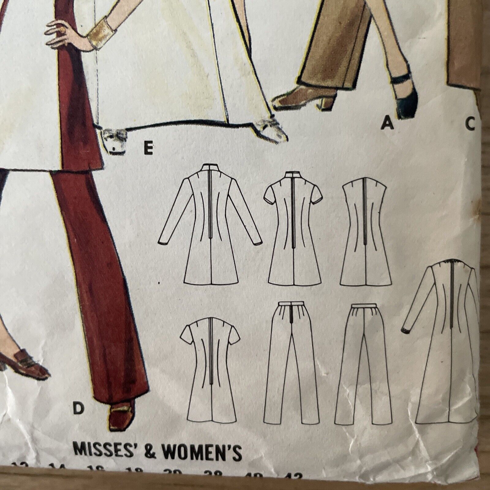 Butterick 6027 Womens Size 16 Dress Tunic Trousers *