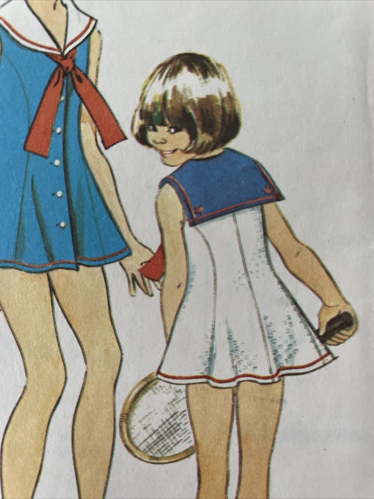 Simplicity 5599 Child Size 7 Dress FF *