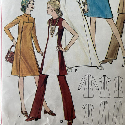 Butterick 6027 Womens Size 16 Dress Tunic Trousers *