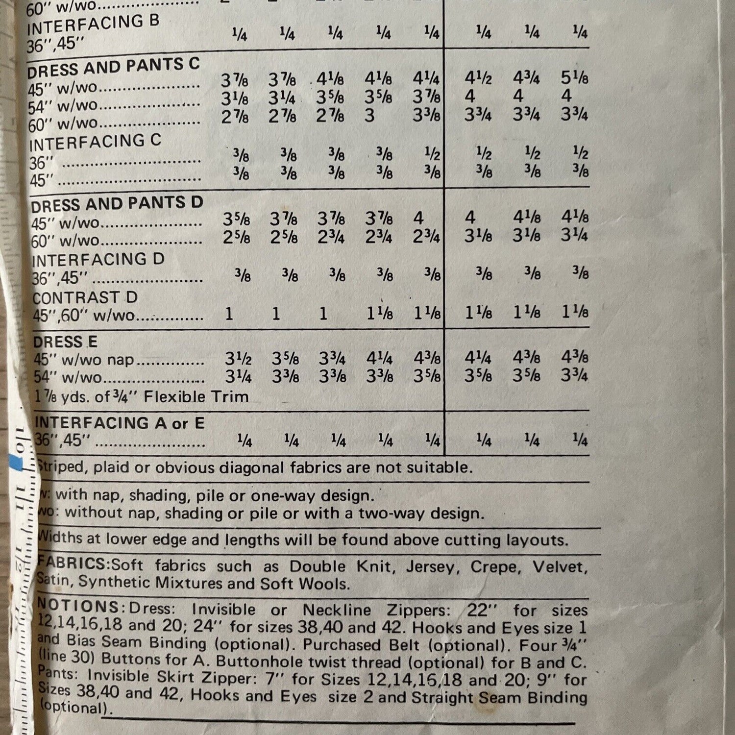 Butterick 6027 Womens Size 16 Dress Tunic Trousers *