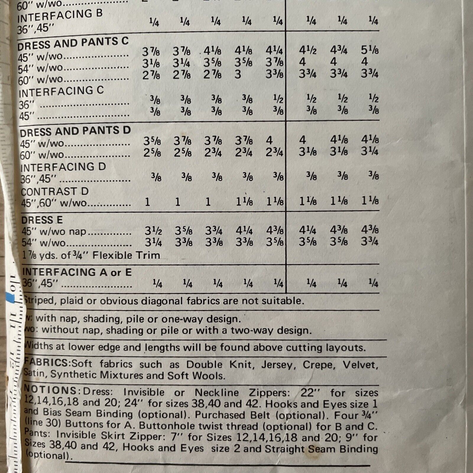 Butterick 6027 Womens Size 16 Dress Tunic Trousers *