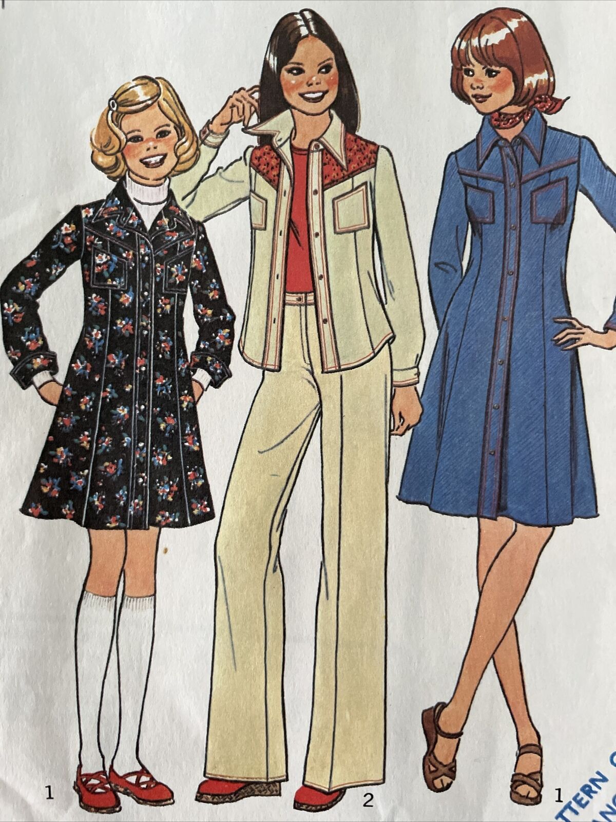 Simplicity 7278 Girl Size 12 Dress Shirt Trousers *