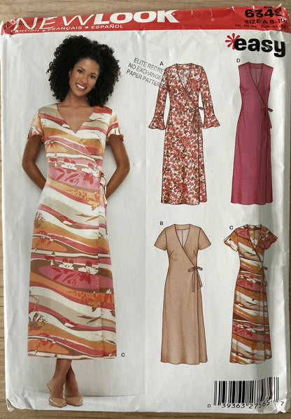 New Look 6349 Womens Size 8-18 Dress FF *