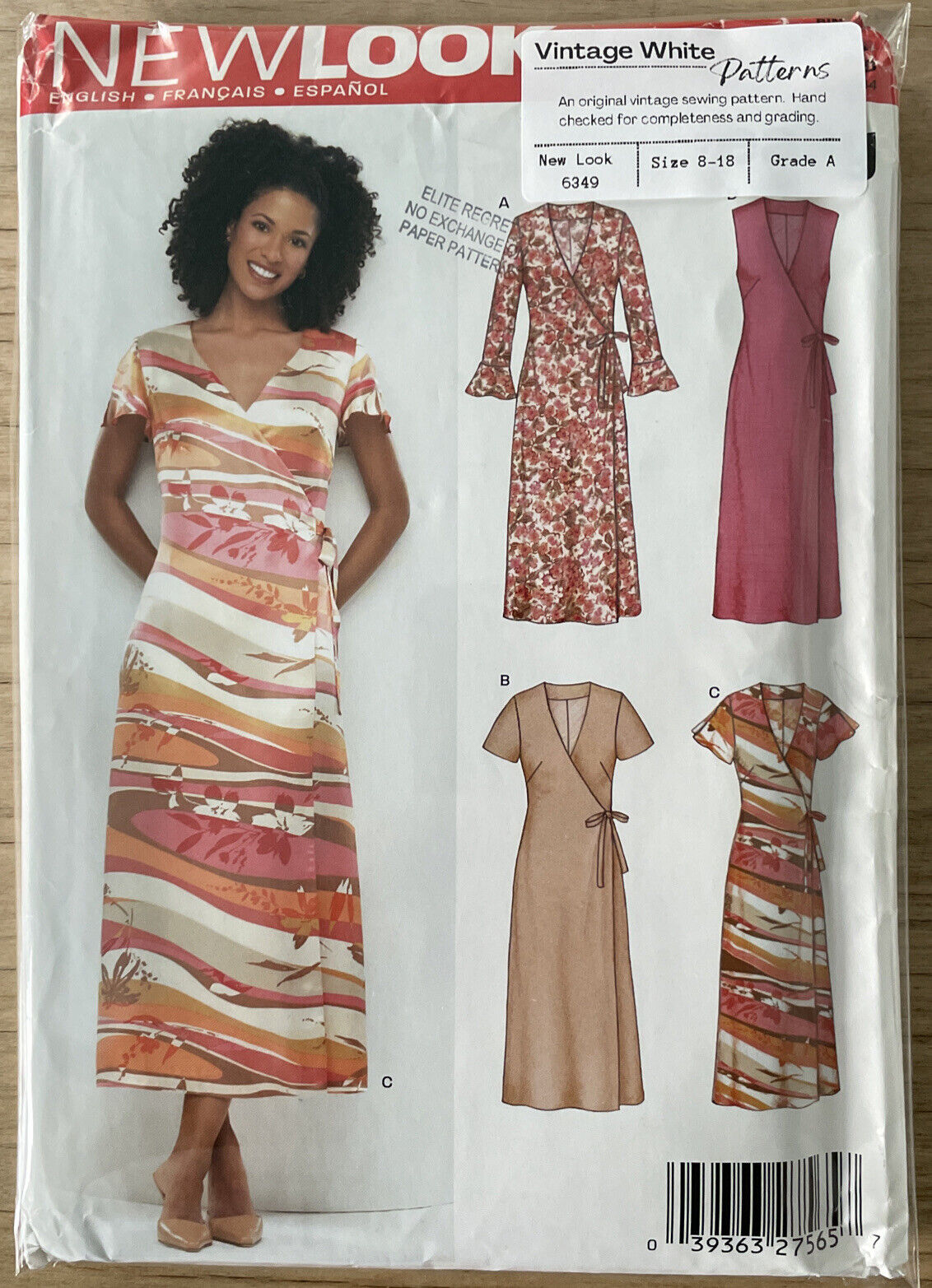 New Look 6349 Womens Size 8-18 Dress FF *