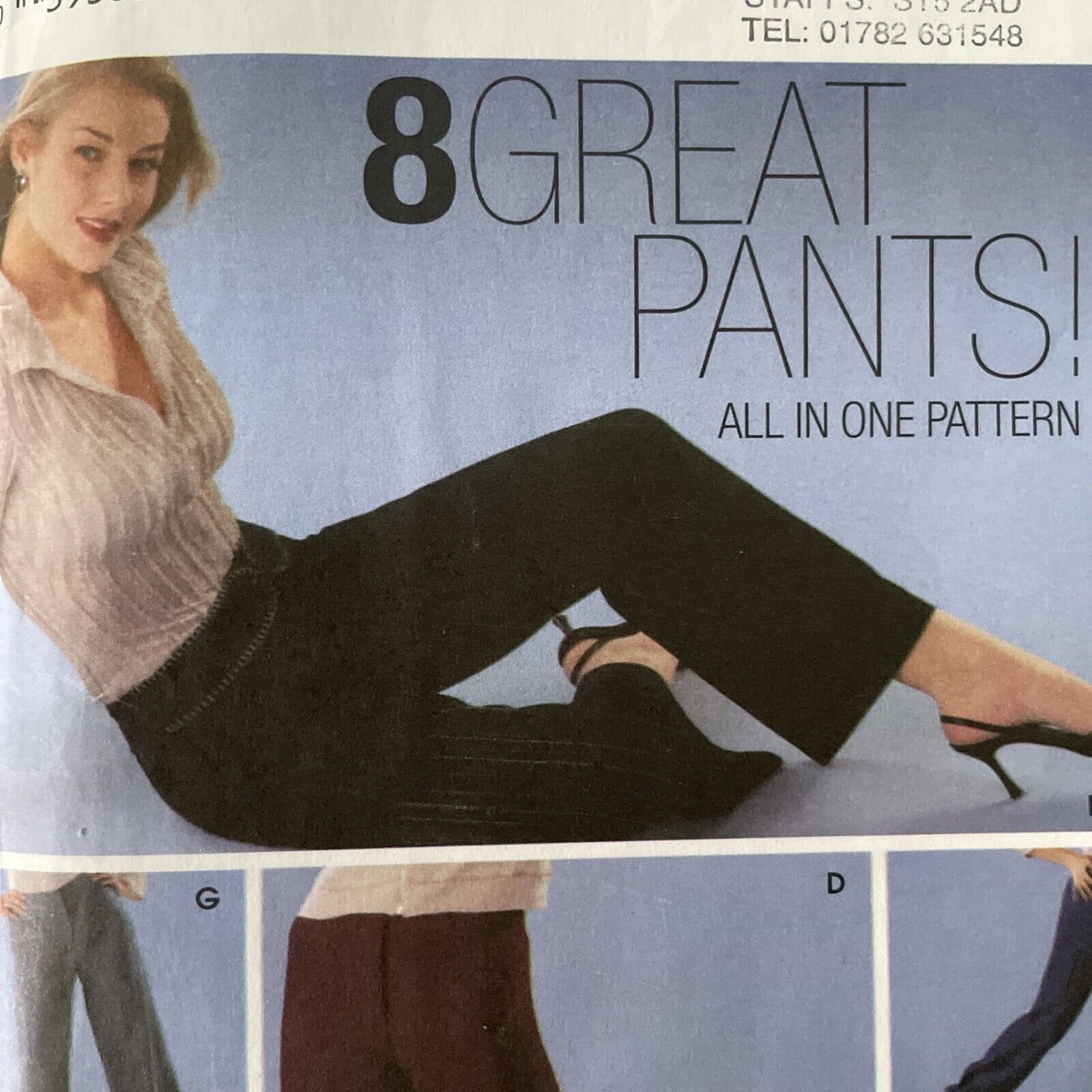 Simplicity 5350 Womens Size 12-18 Trousers FF