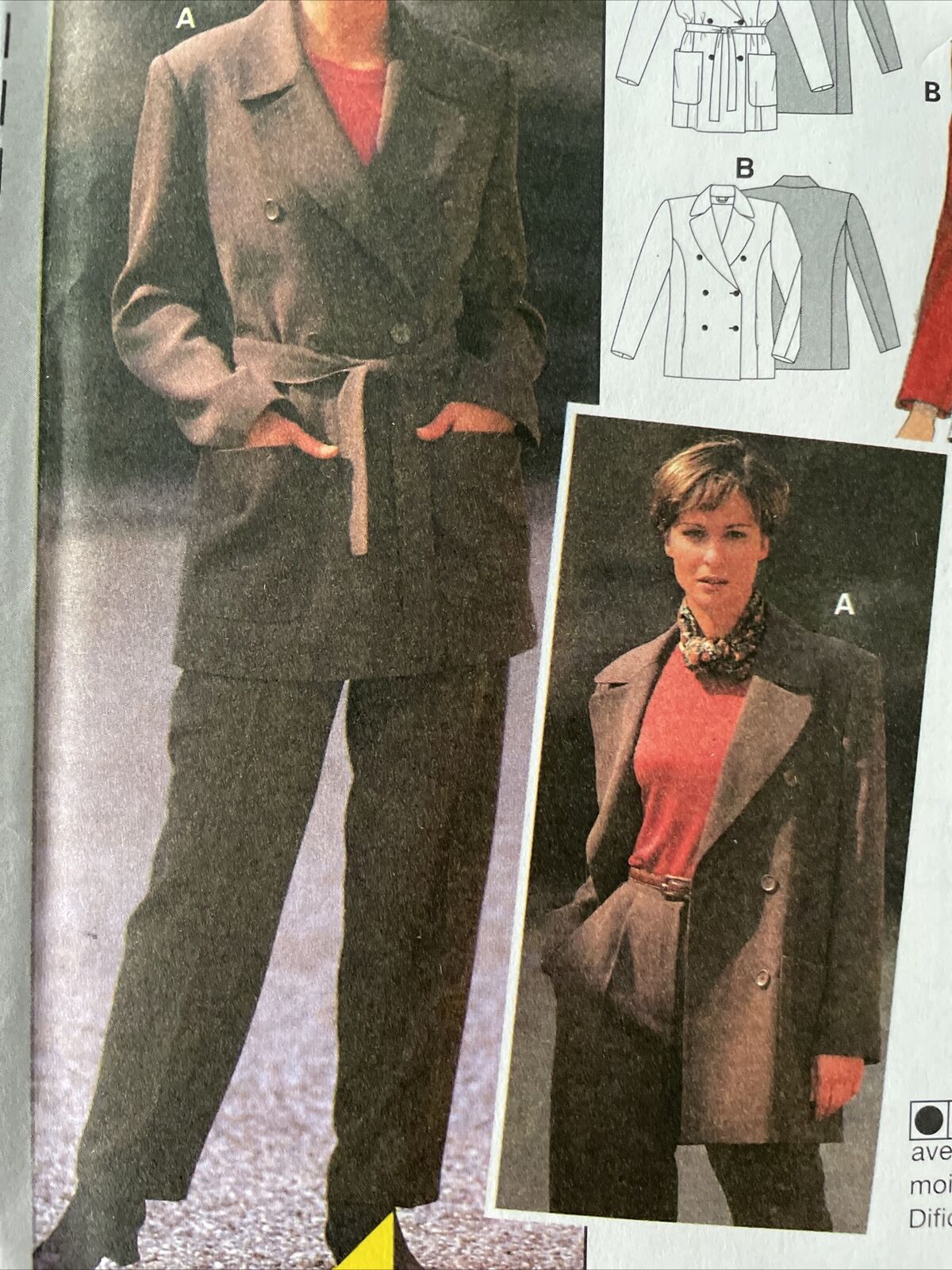 Burda 3346 Womens Size 10-20 Jacket Trousers FF *