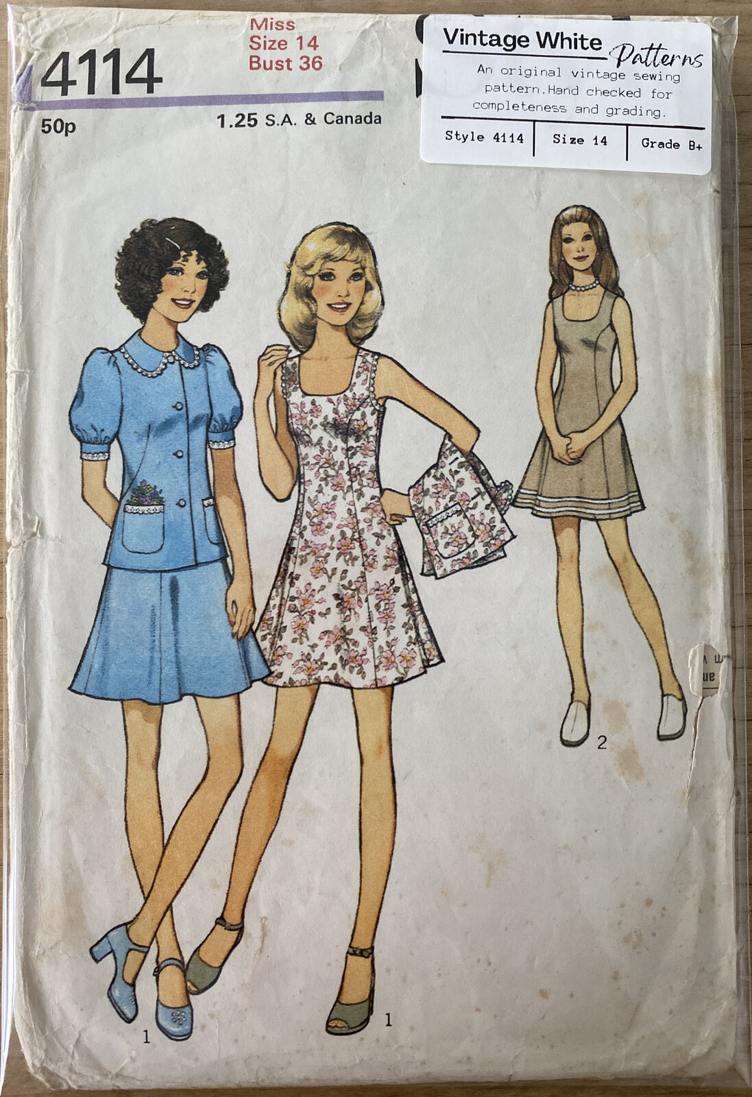 Style 4114 Womens Size 14 Petite Jacket Dress