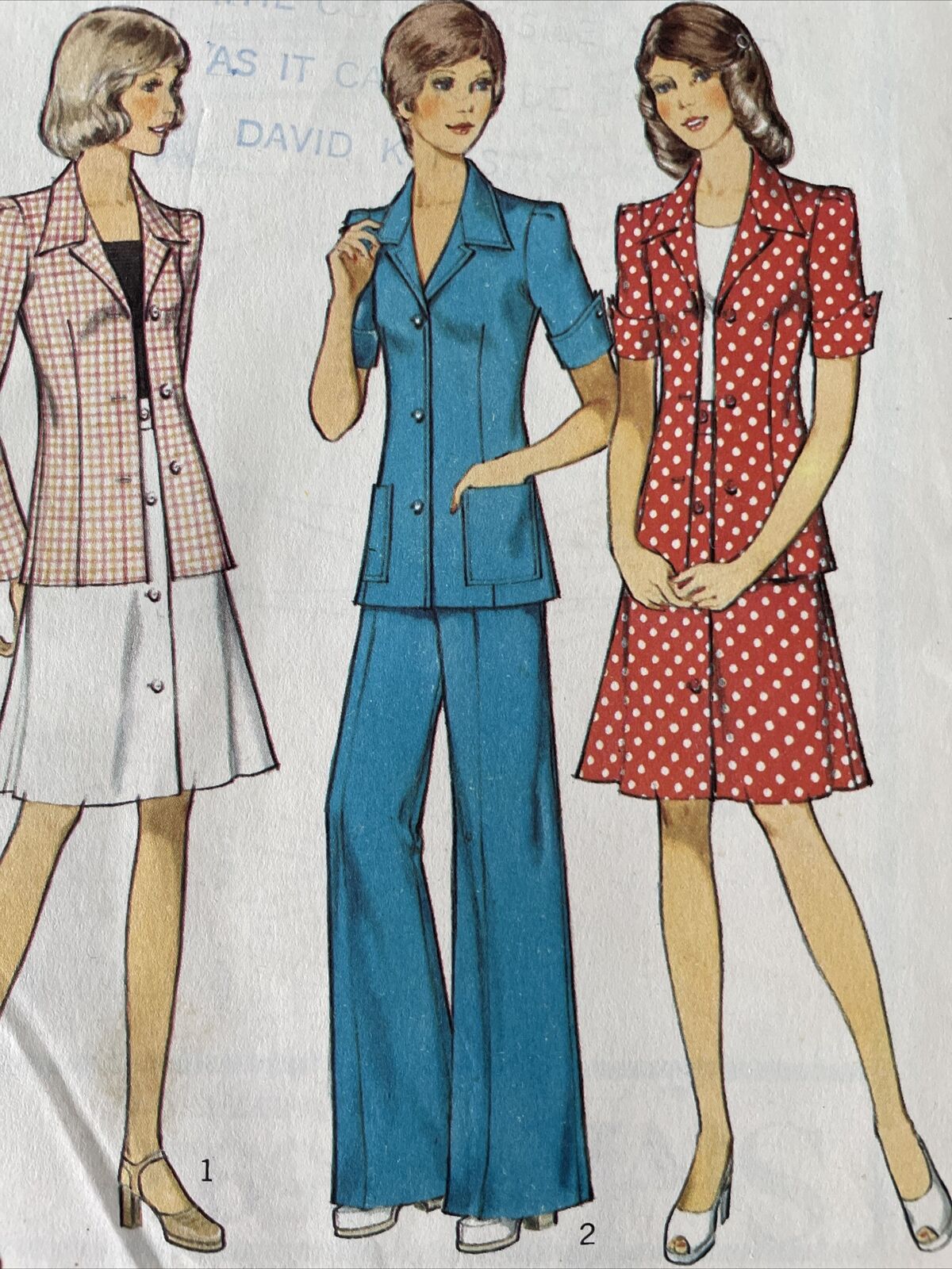 Style 4592 Size 16 Jacket Trousers Skirt FF