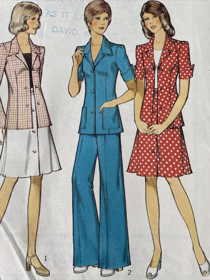 Style 4592 Size 16 Jacket Trousers Skirt FF