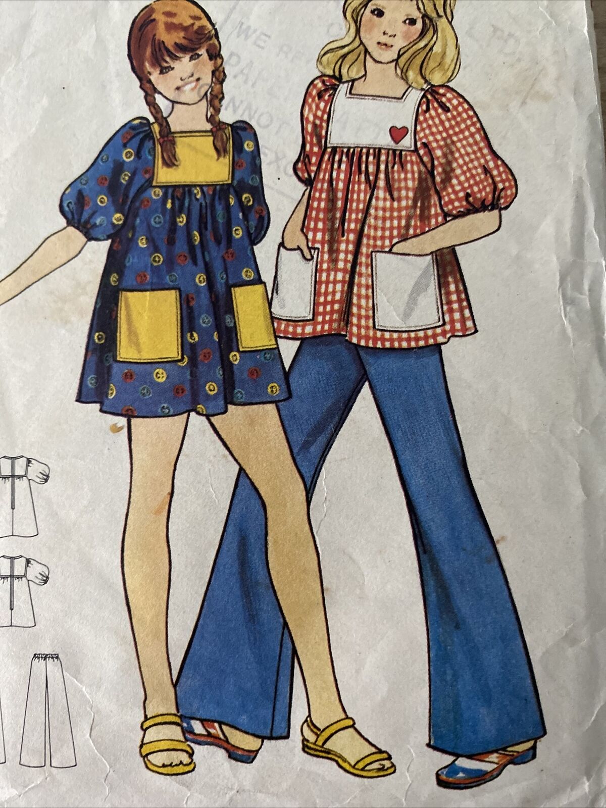 Butterick 3214 Child Size 12 Dress Top Trousers *