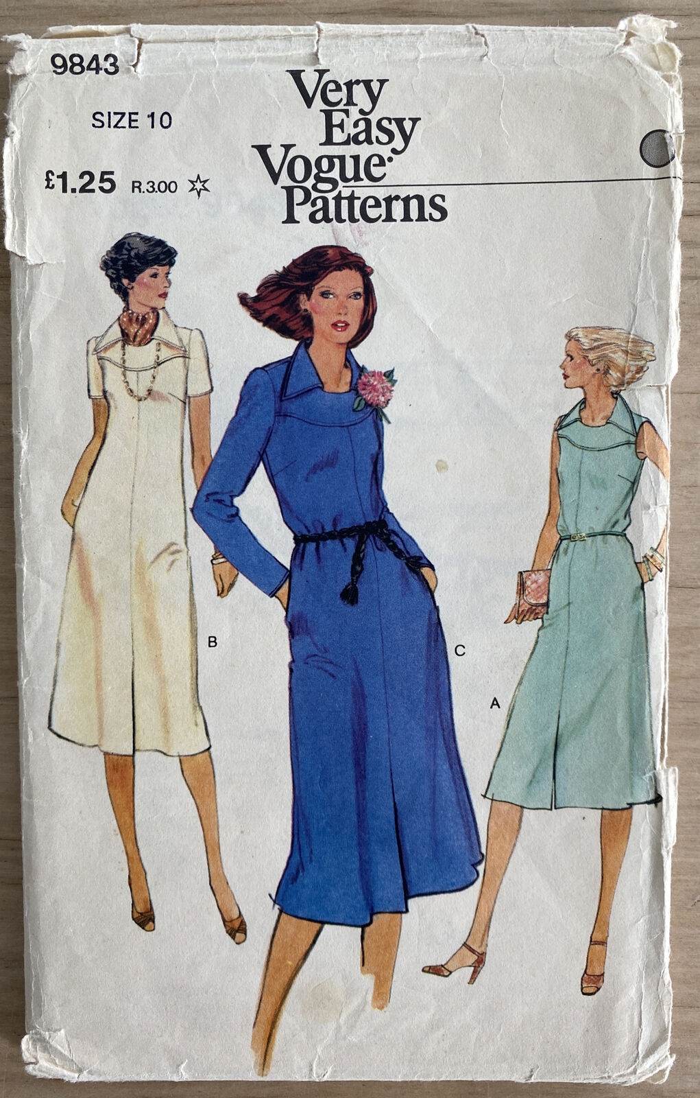 Vogue 9843 Womens Size 10 Dress