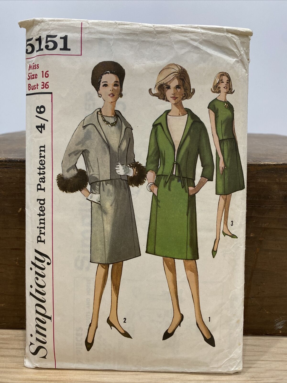 Simplicity 5151 Womens Size 16 Jacket Skirt – Vintage White Antiques