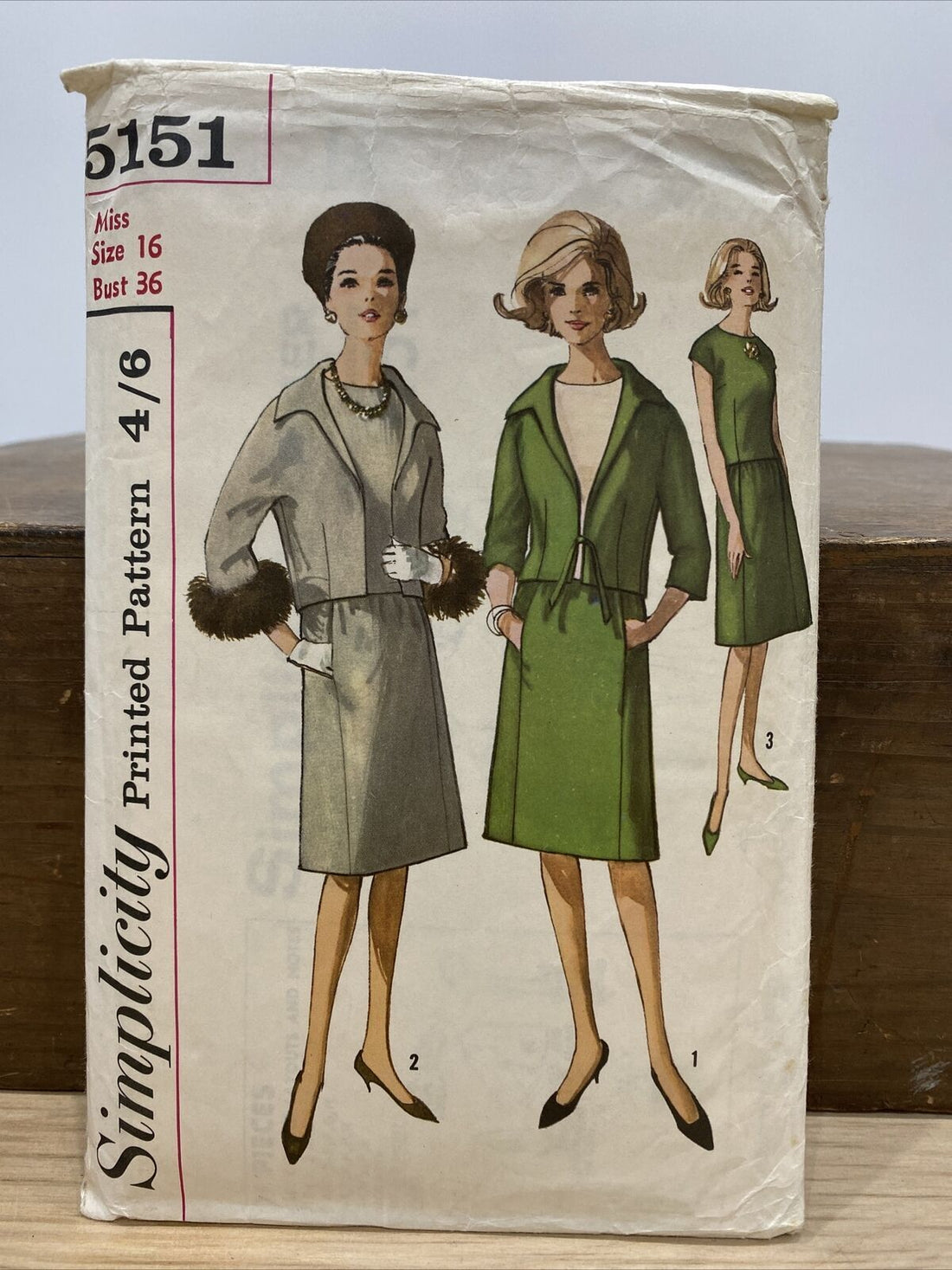 Simplicity 5151 Womens Size 16 Jacket Skirt