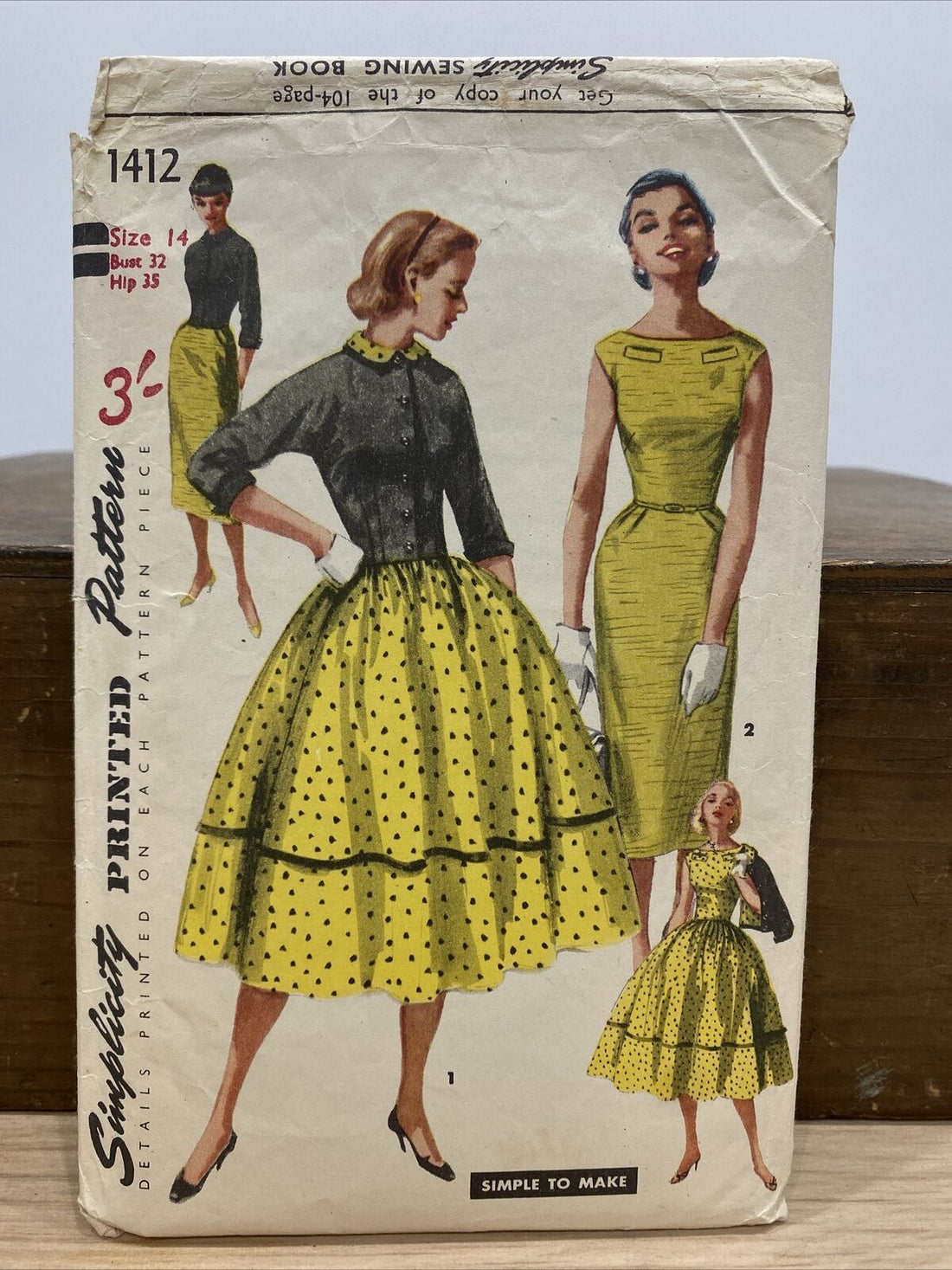 Simplicity 1412 Womens Size 14 Dress Jacket *