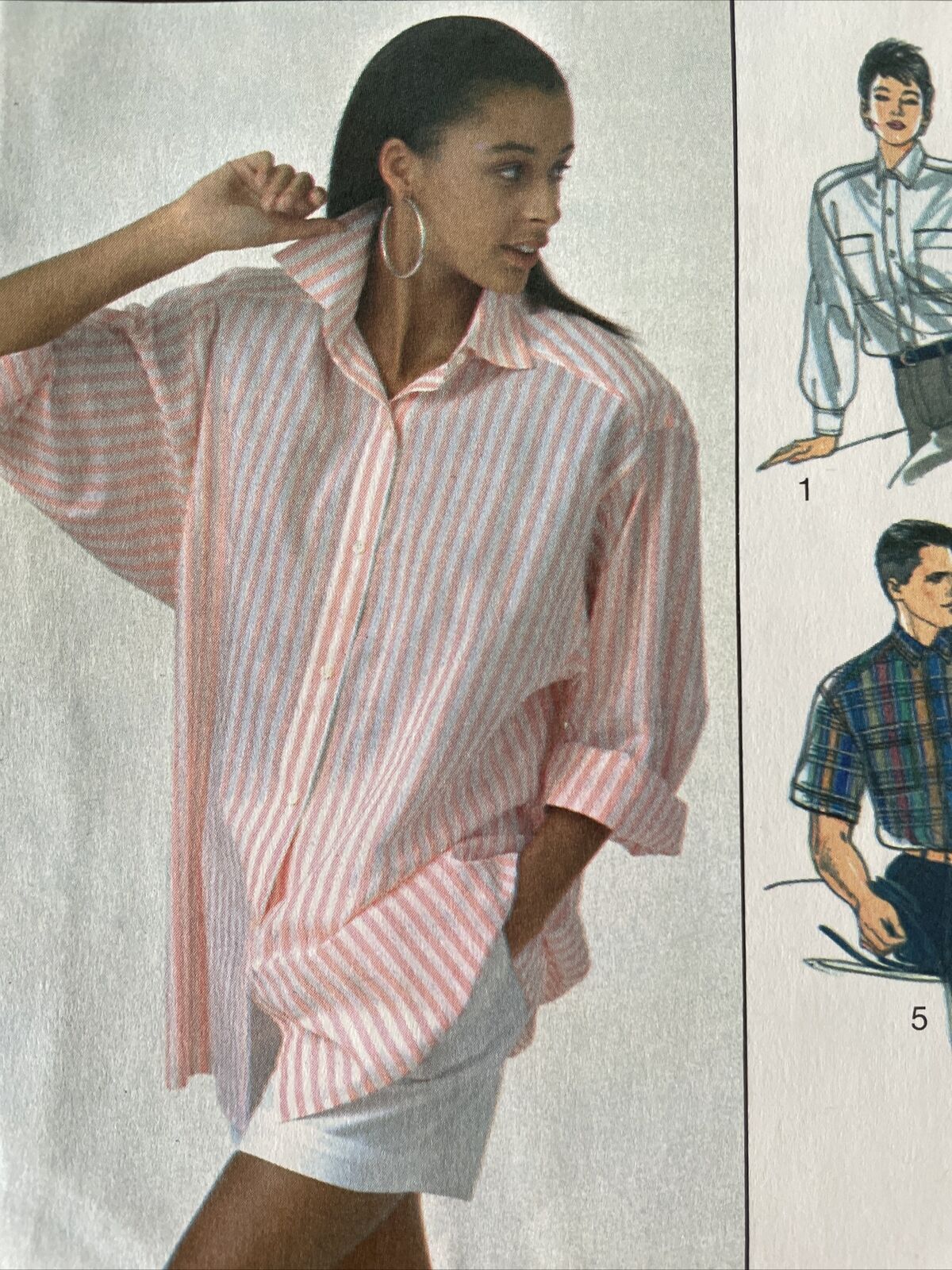 Style 1289 Unisex Size S M Shirt Blouse FF