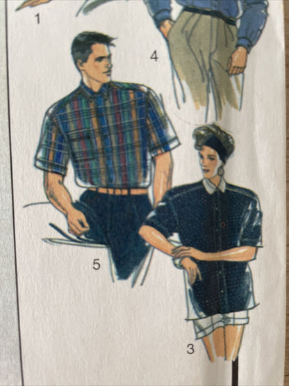 Style 1289 Unisex Size S M Shirt Blouse FF