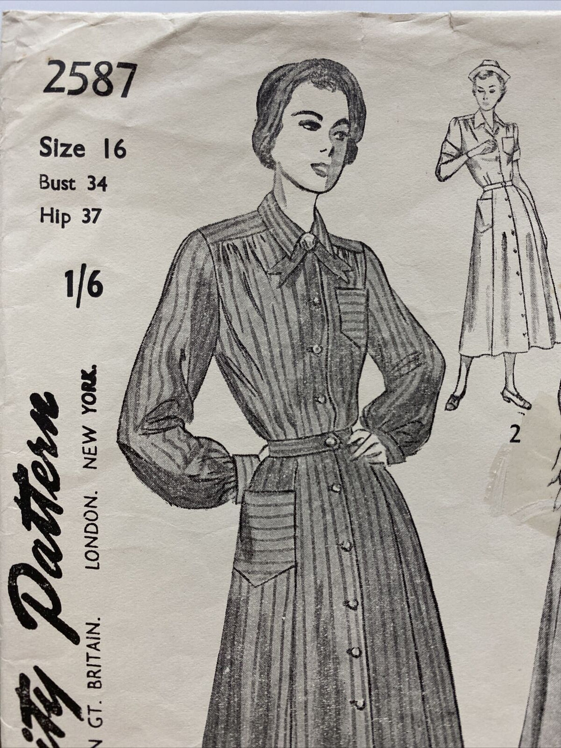 Simplicity 2587 Womens Size 14 Dress Uniform *