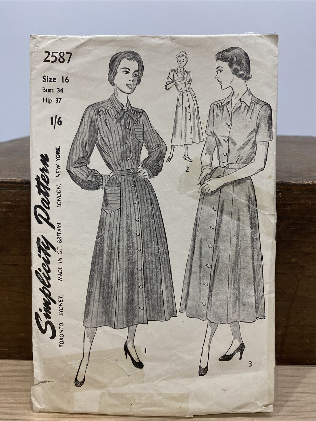 Simplicity 2587 Womens Size 14 Dress Uniform *