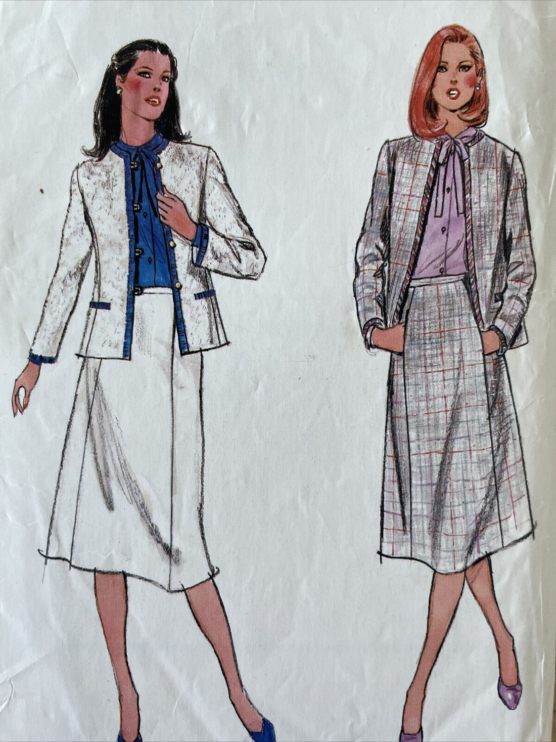 Butterick 3013 Womens Size 16 Jacket Skirt *