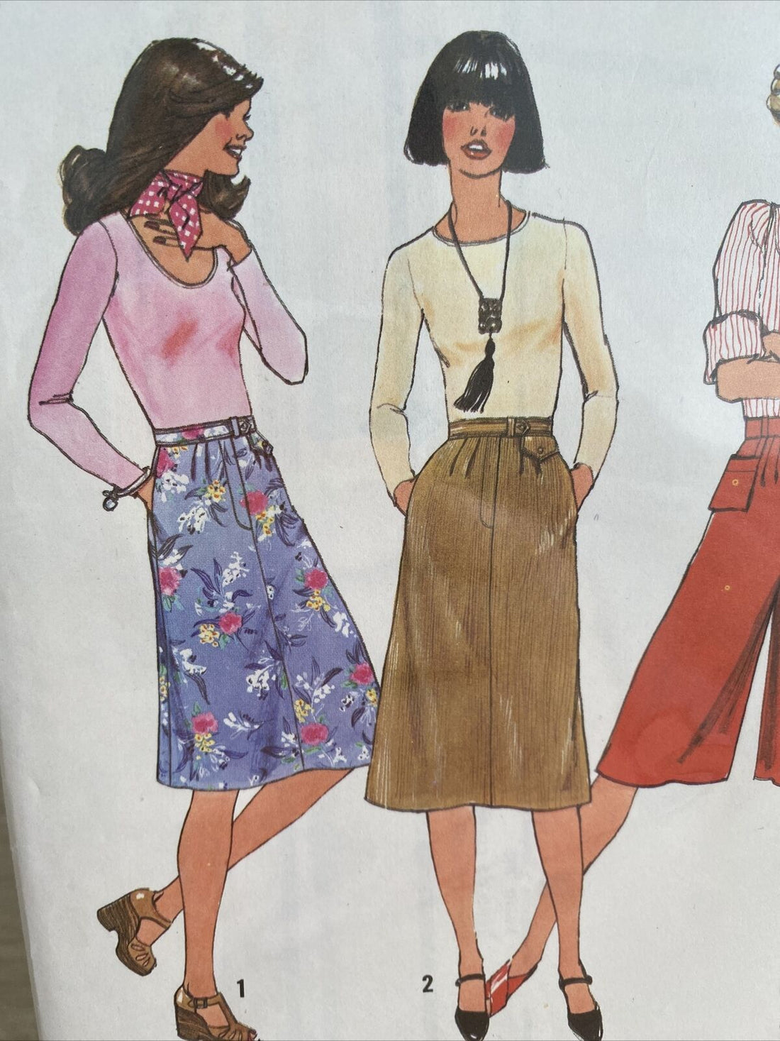 Simplicity 7399 Womens Size 12 Skirt Culottes *