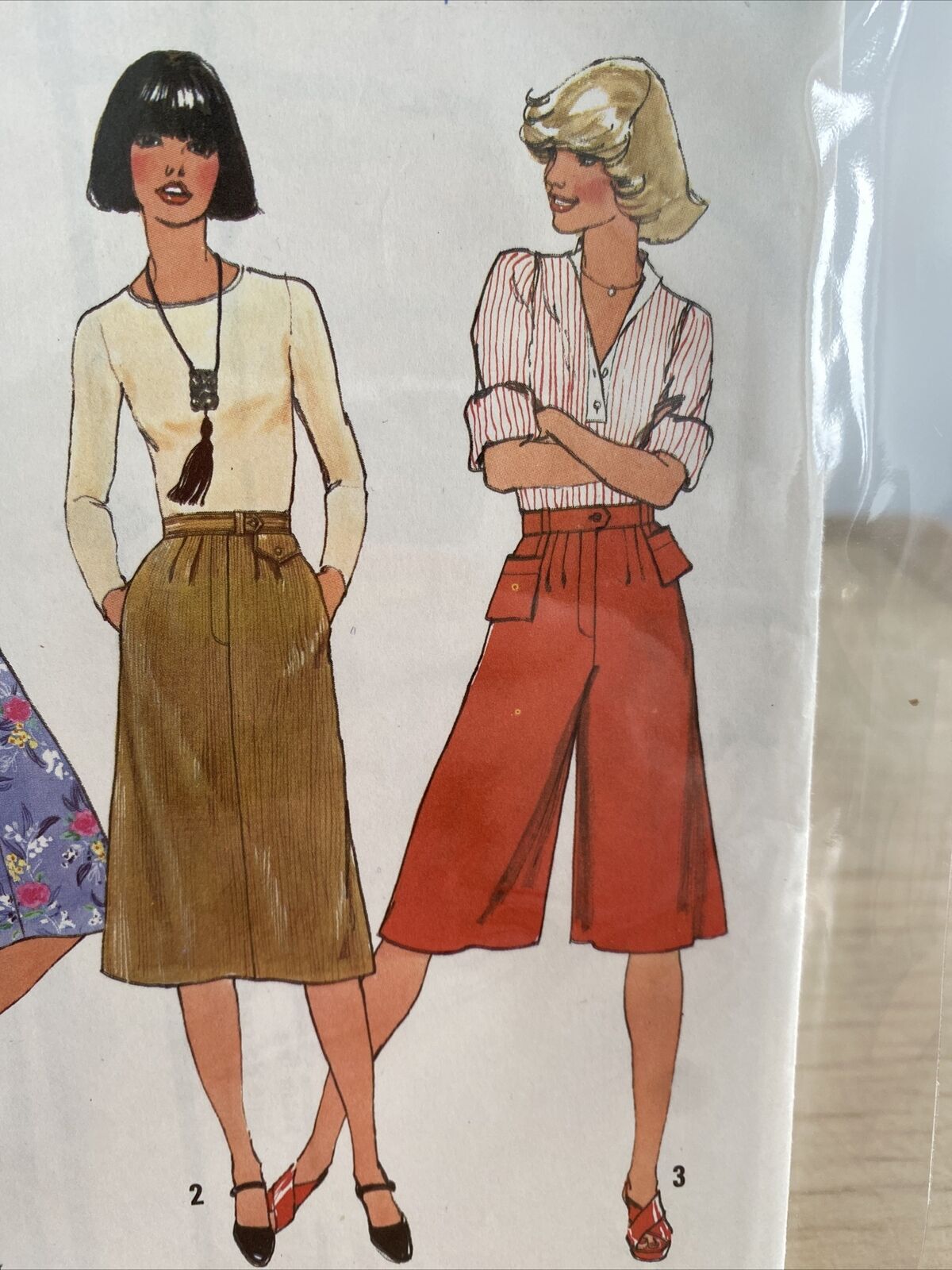 Simplicity 7399 Womens Size 12 Skirt Culottes *