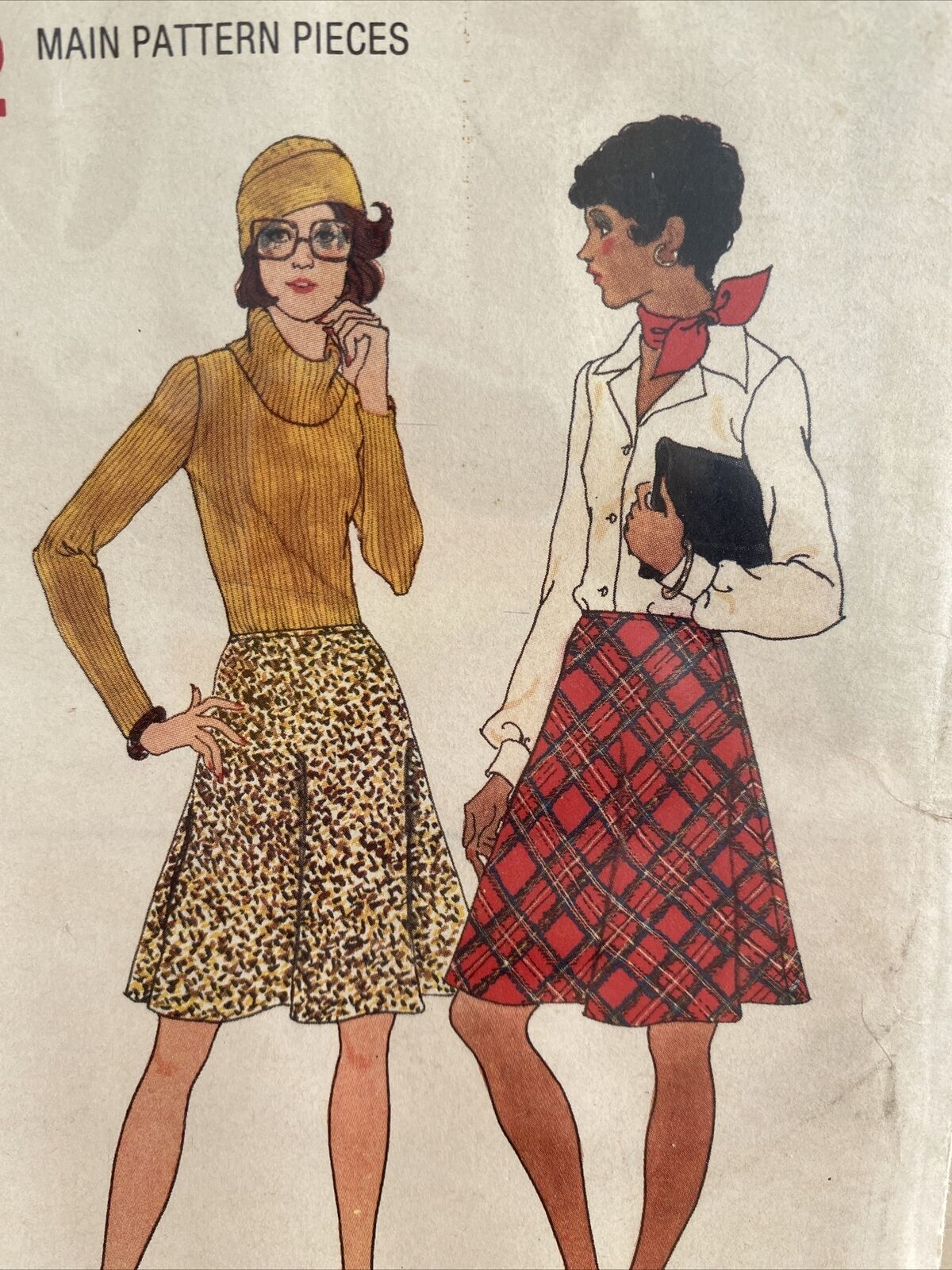 Butterick 3309 Womens Waist 26.5” Skirt