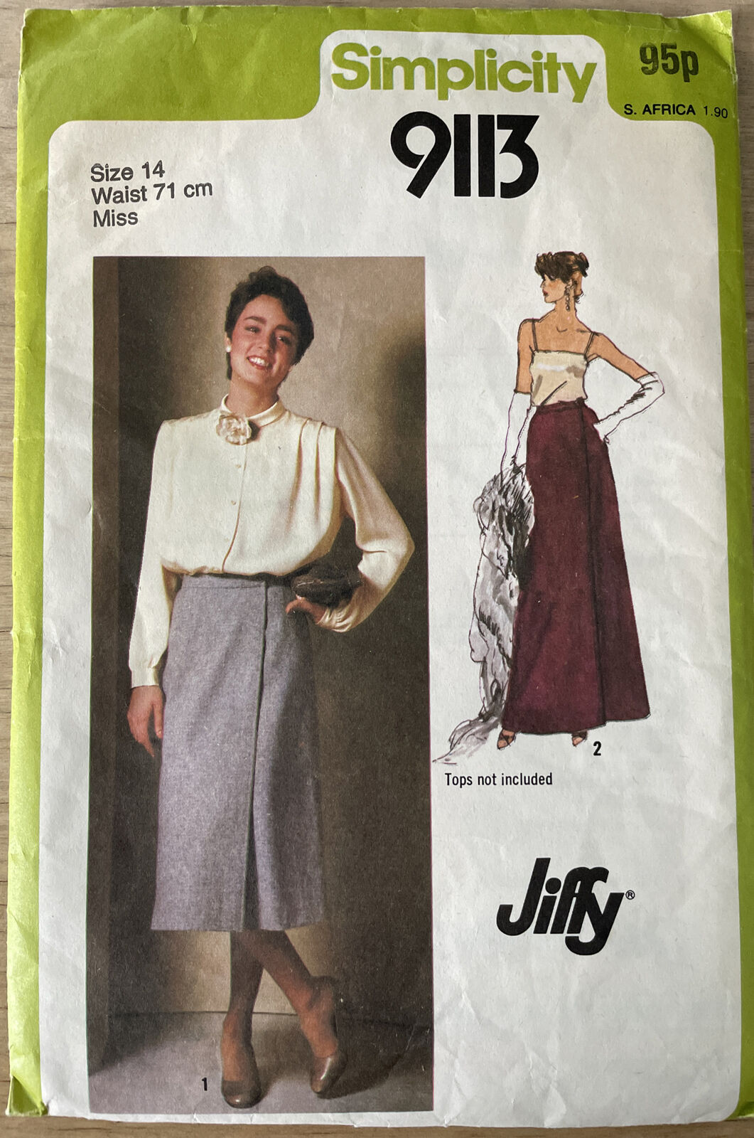 Simplicity 9113 Womens Size 14 Skirt *