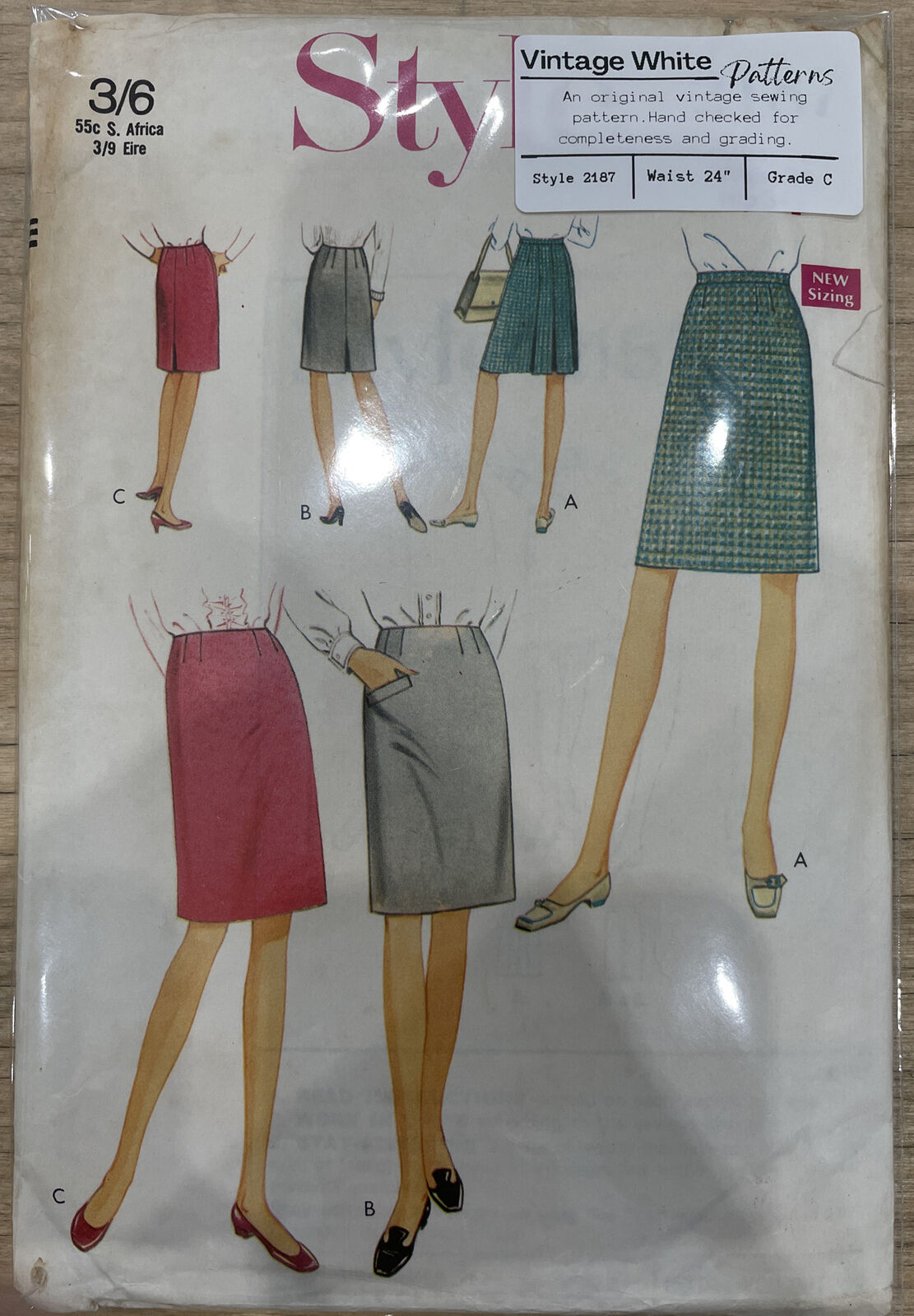 Style 2187 Womens Waist 24” Skirt