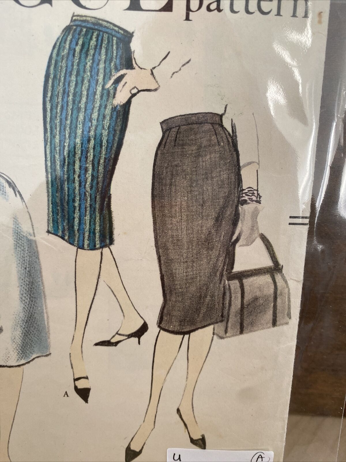 Vogue 9593 Womens Size 16 Skirt