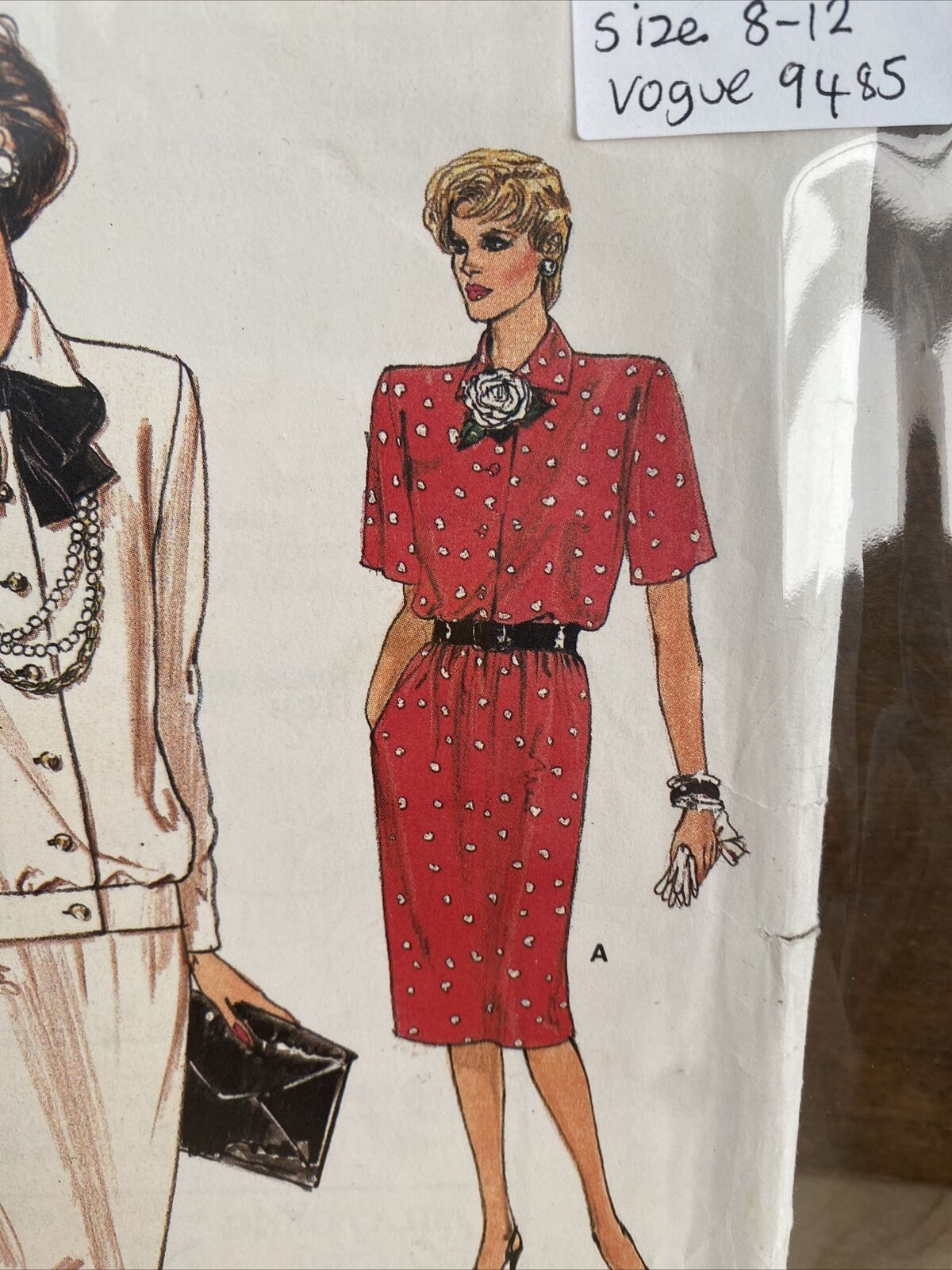 Vogue 9485 Womens Size 8-12 Top Skirt