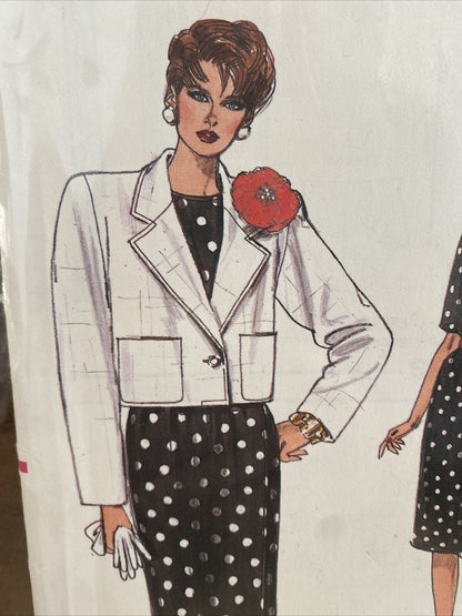 Vogue 9495 Womens Size 8-12 Jacket Dress FF