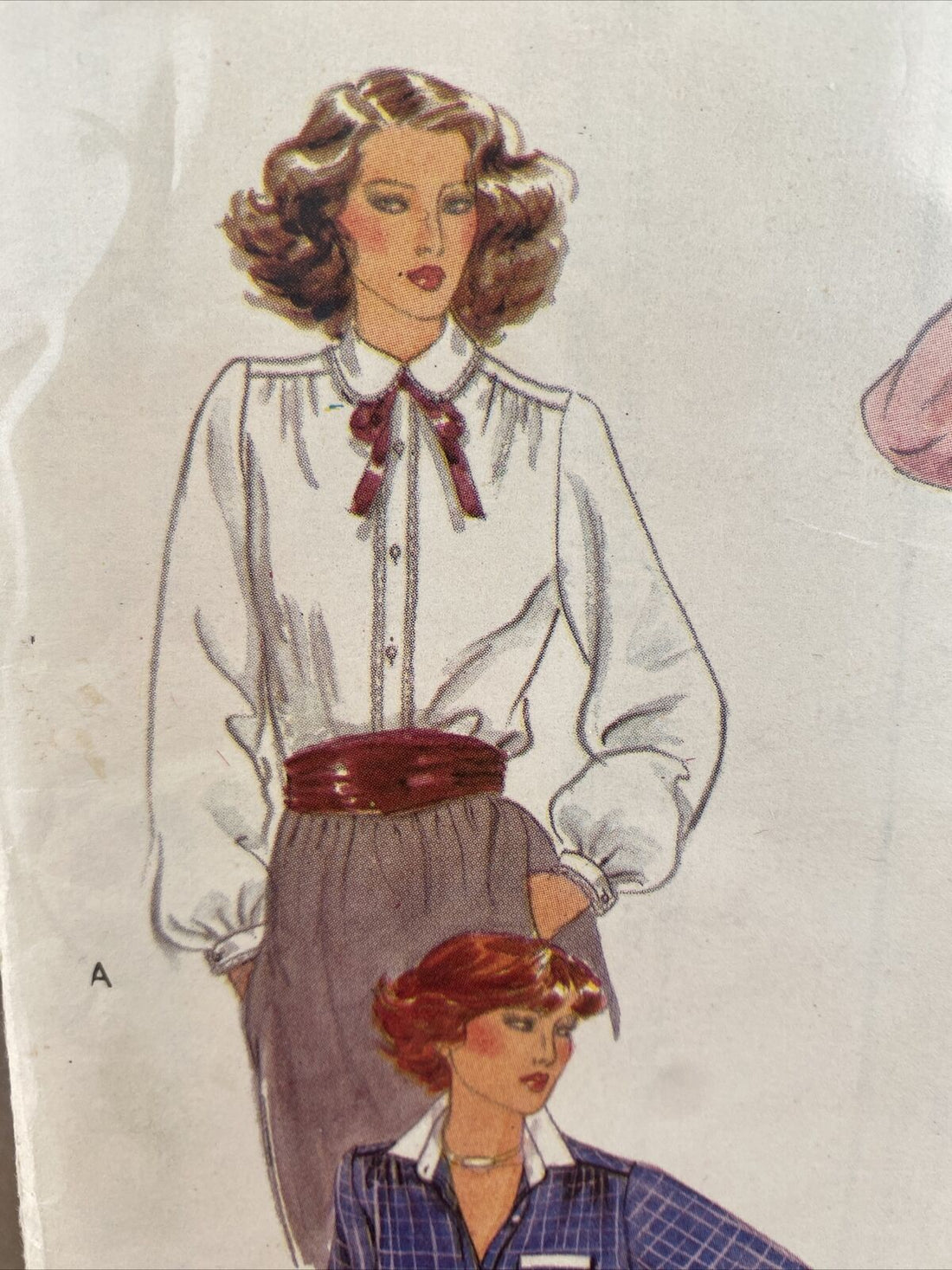 Vogue 9978 Womens Size 10 Blouse Shirt