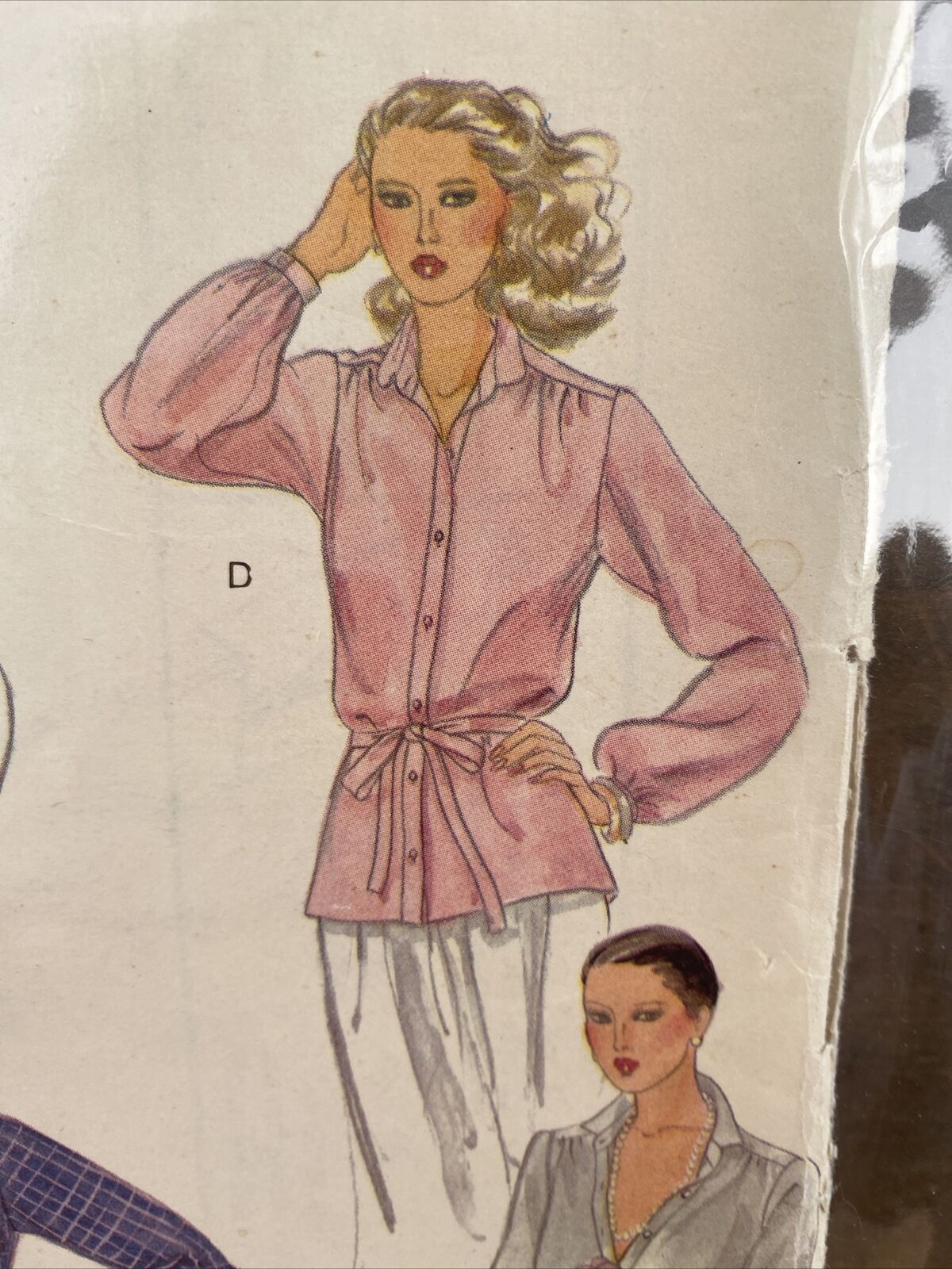 Vogue 9978 Womens Size 10 Blouse Shirt
