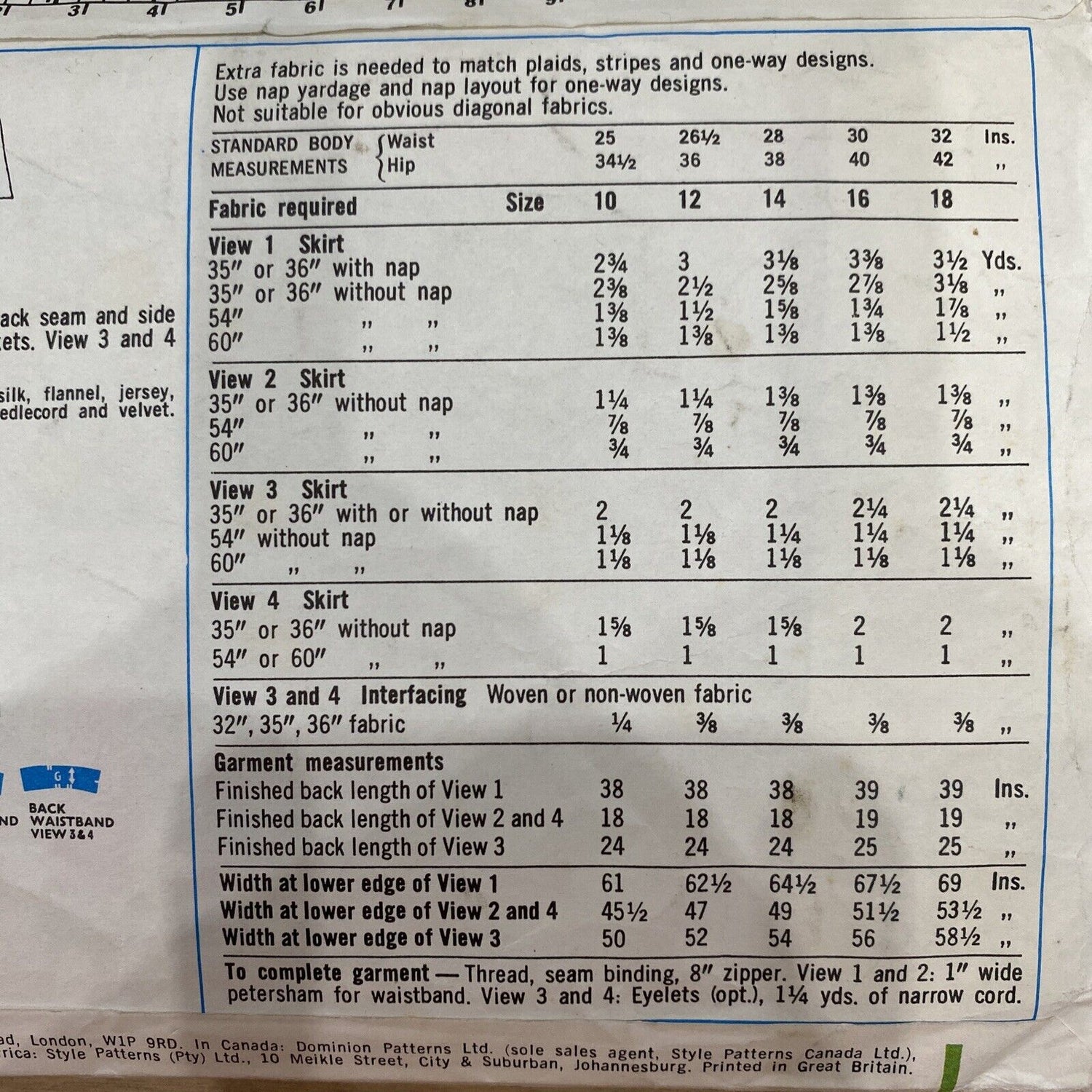 Style 3893 Womens Size 14 Skirt