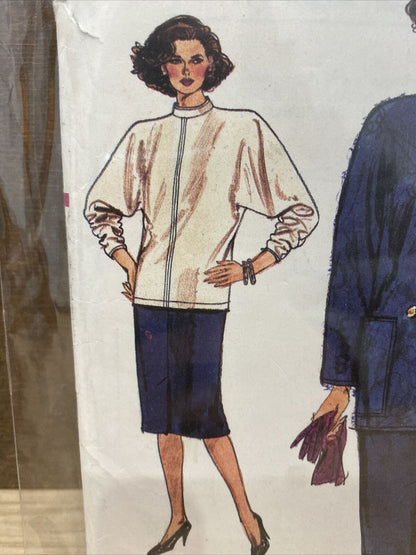 Vogue 9379 Womens Sizes 12-16 Jacket Top Skirt FF