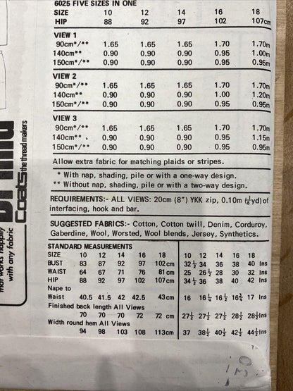 New Look Maudella 6025 Womens Size 10-18 Skirt