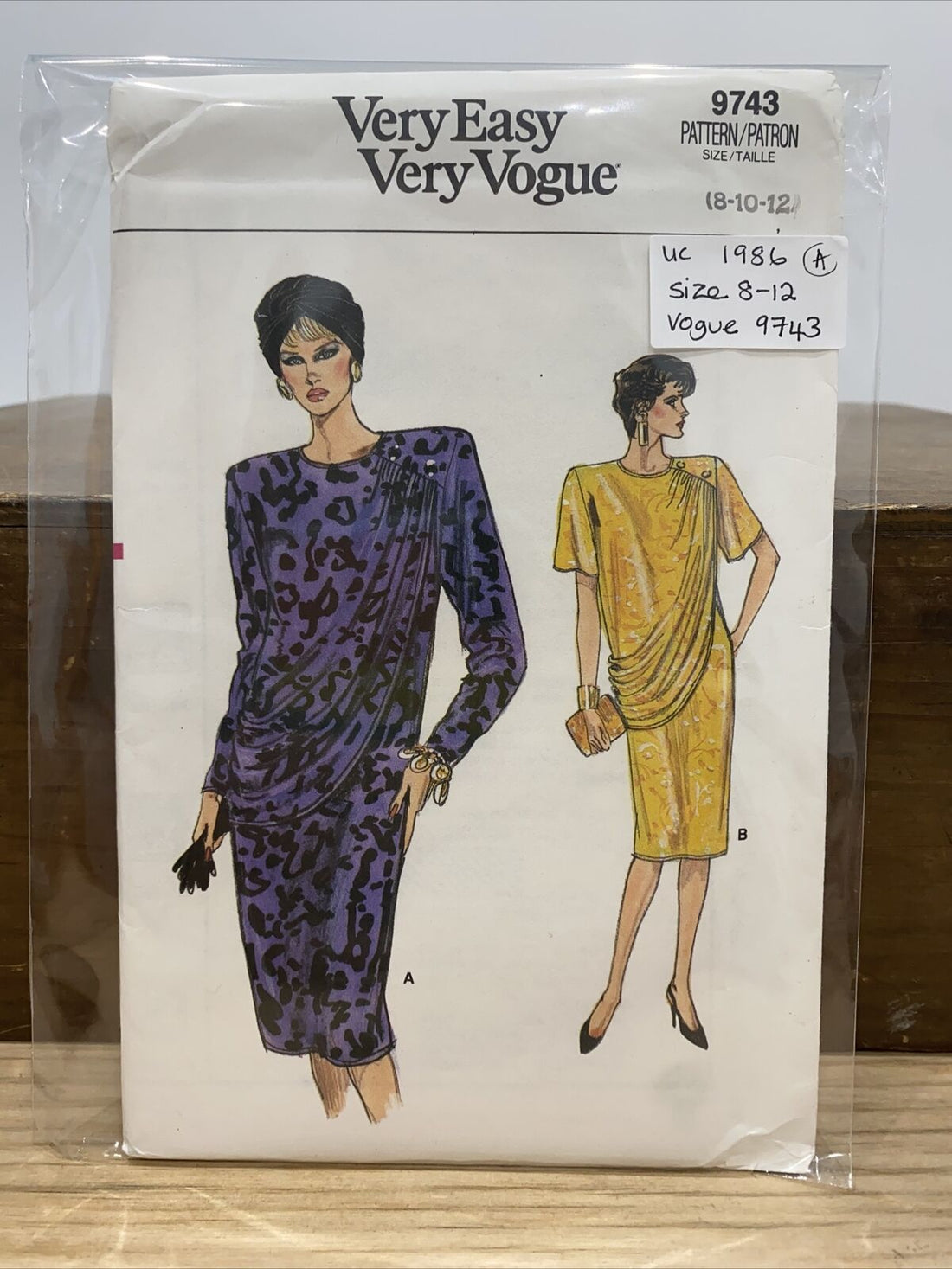 Vogue 9743 Womens Sizes 8-12 Dress FF