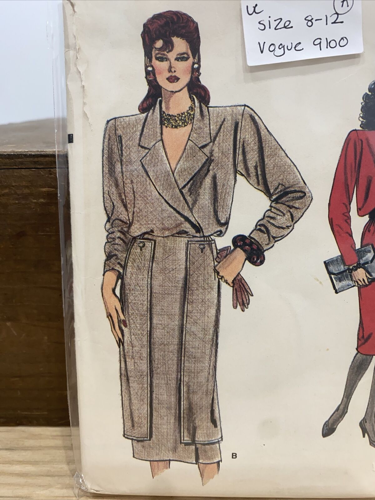 Vogue 9100 Womens Size 8-12 Dress FF