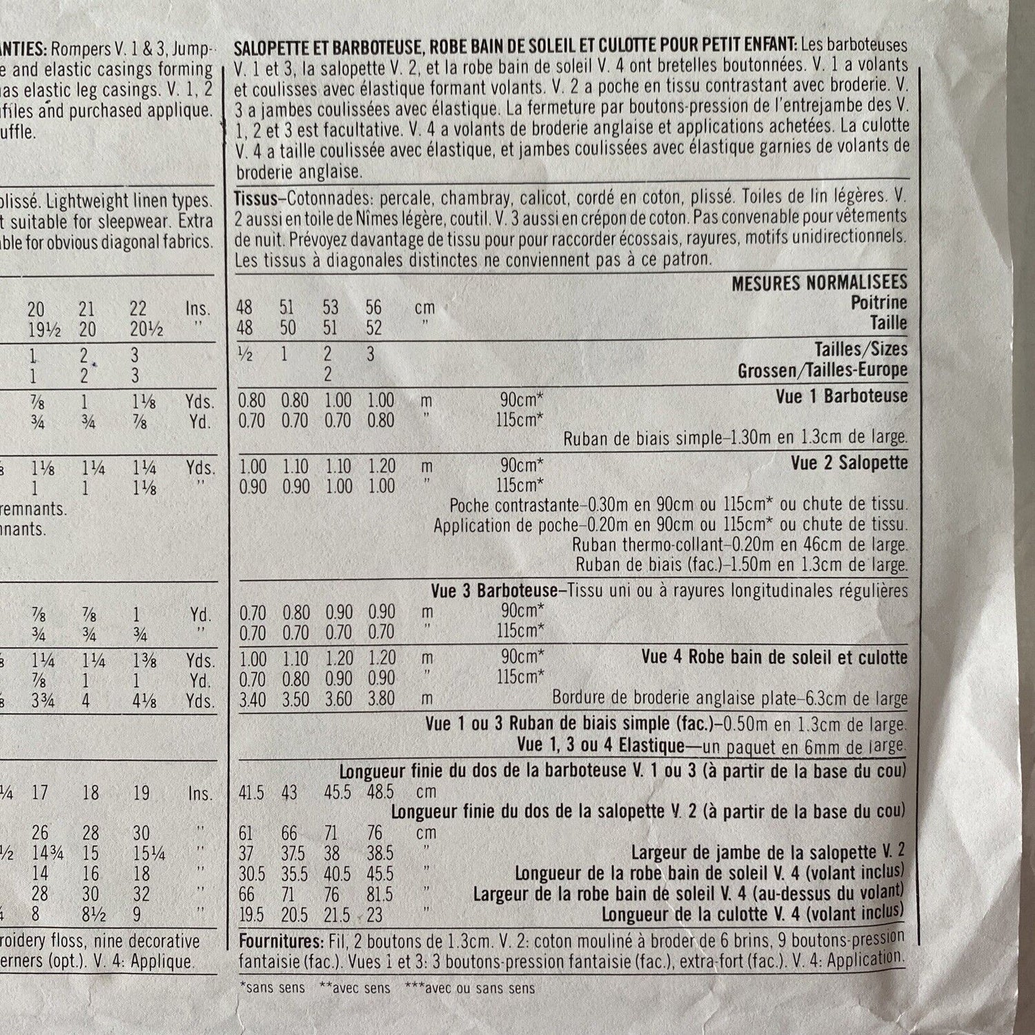 Simplicity 9233 Toddler Size 2 Dress Pants Rompers *