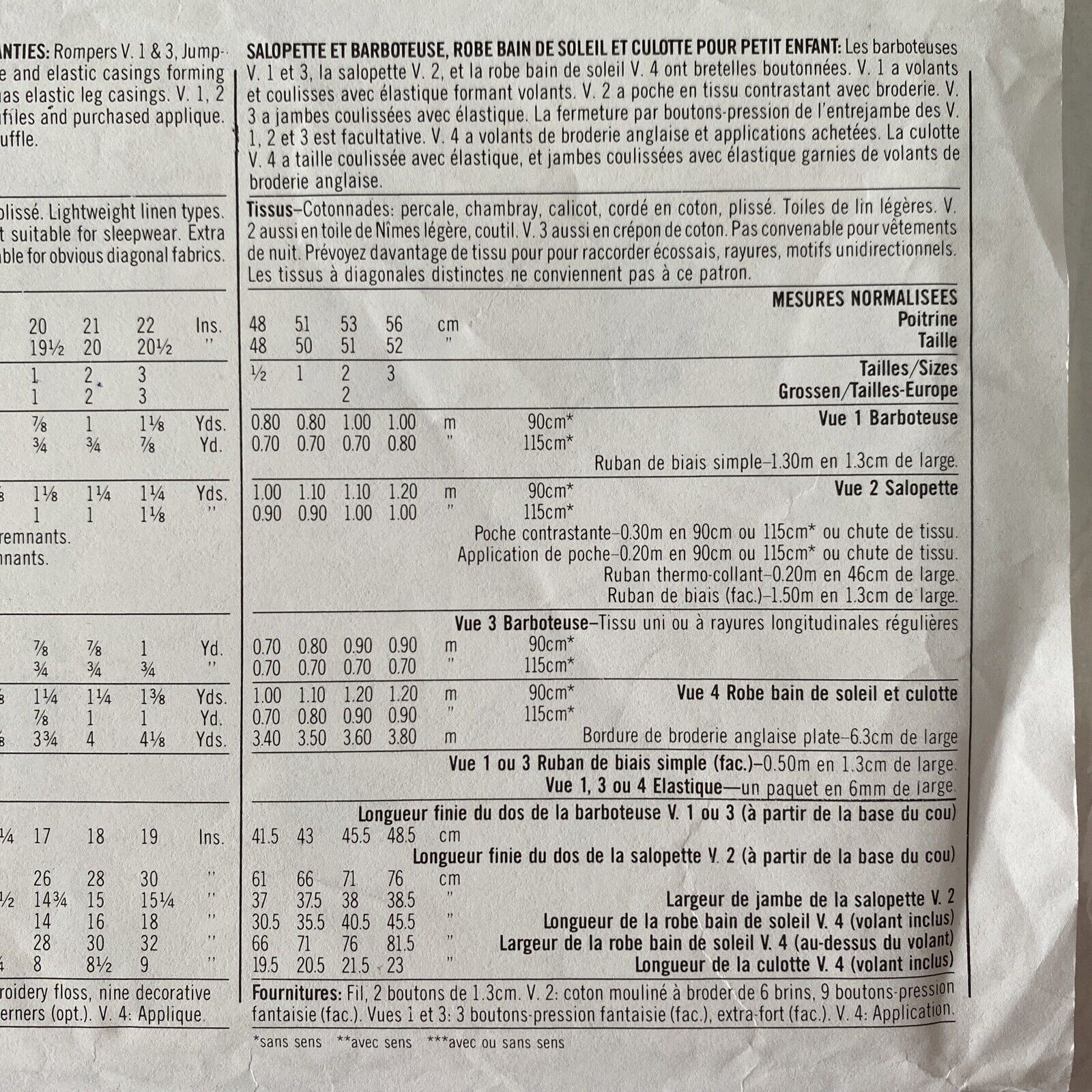 Simplicity 9233 Toddler Size 2 Dress Pants Rompers *