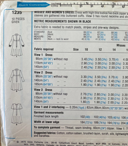 Style 1235 Womens Size 16 Dress FF