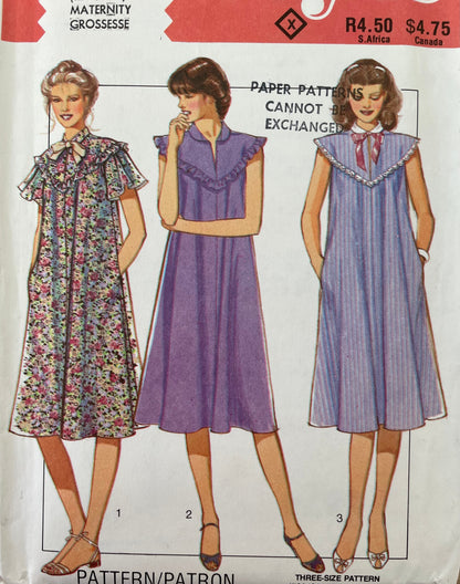 Style 3874 Womens Size 12-16 Maternity Dress FF