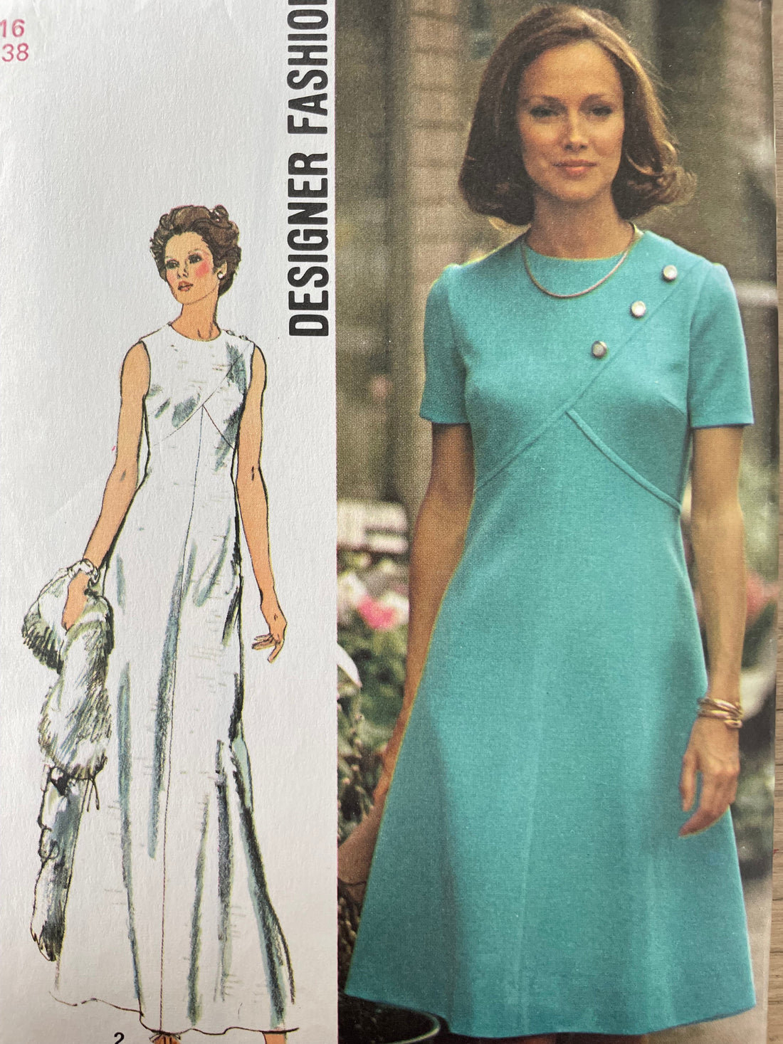 Simplicity 5911 Womens Size 16 Dress