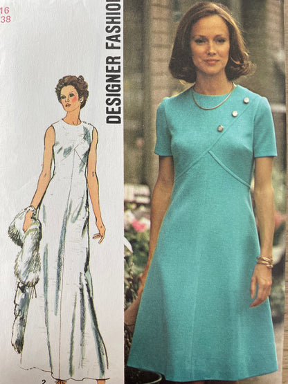 Simplicity 5911 Womens Size 16 Dress